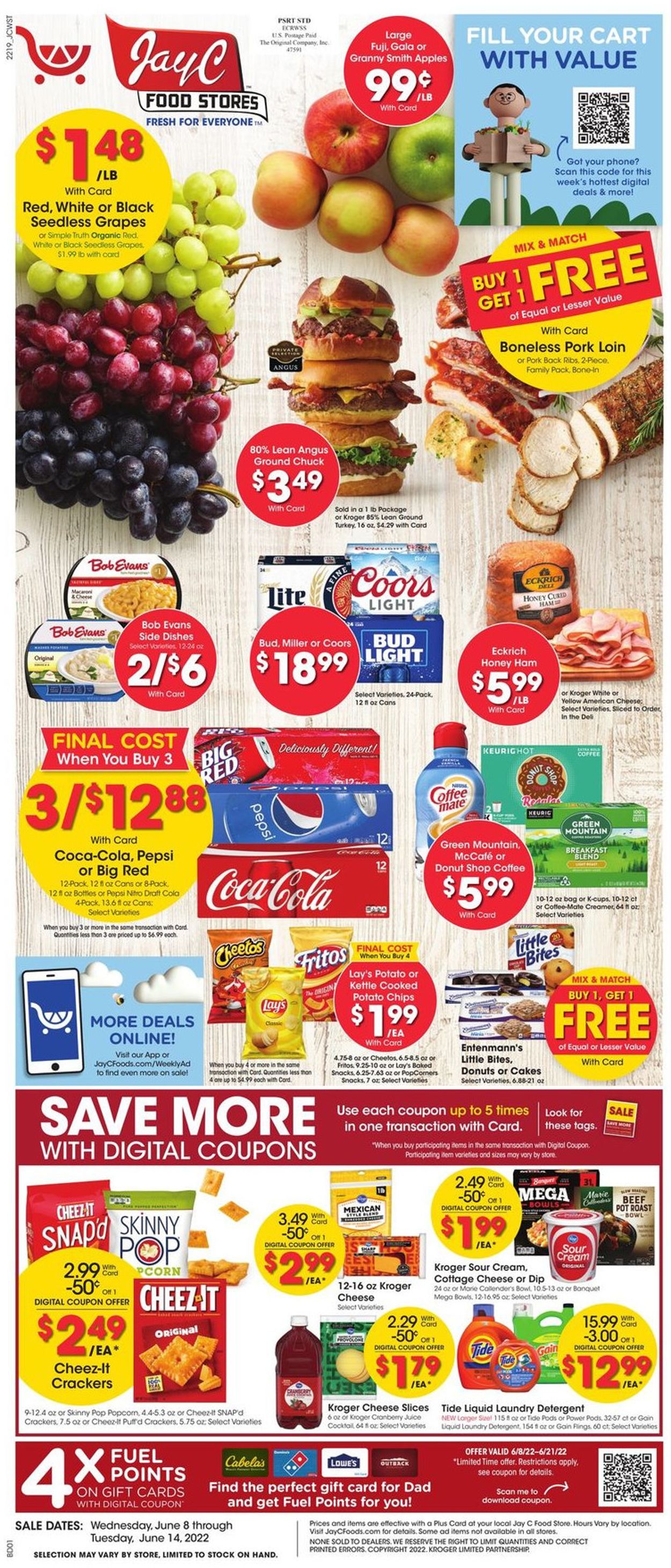 Jay C Food Stores Weekly Ad Circular - valid 06/08-06/14/2022