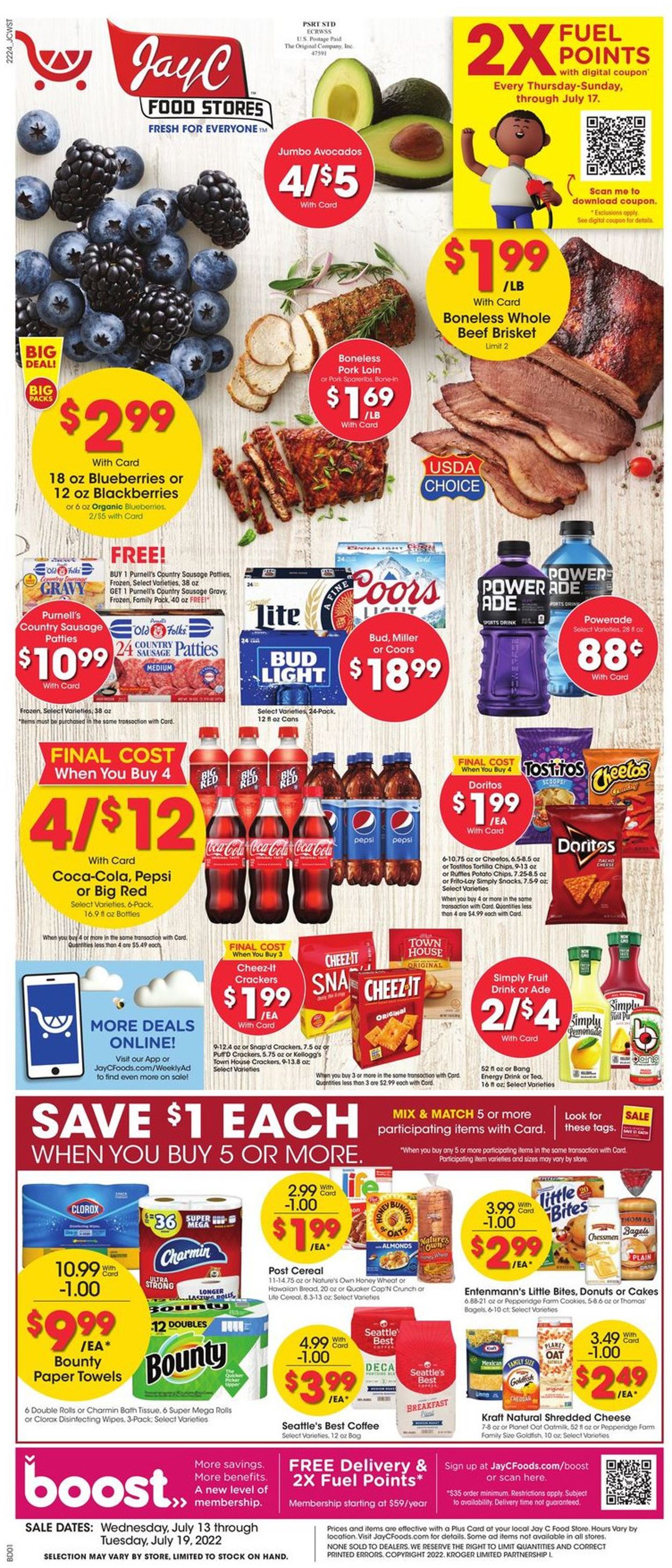 Jay C Food Stores Weekly Ad Circular - valid 07/13-07/19/2022