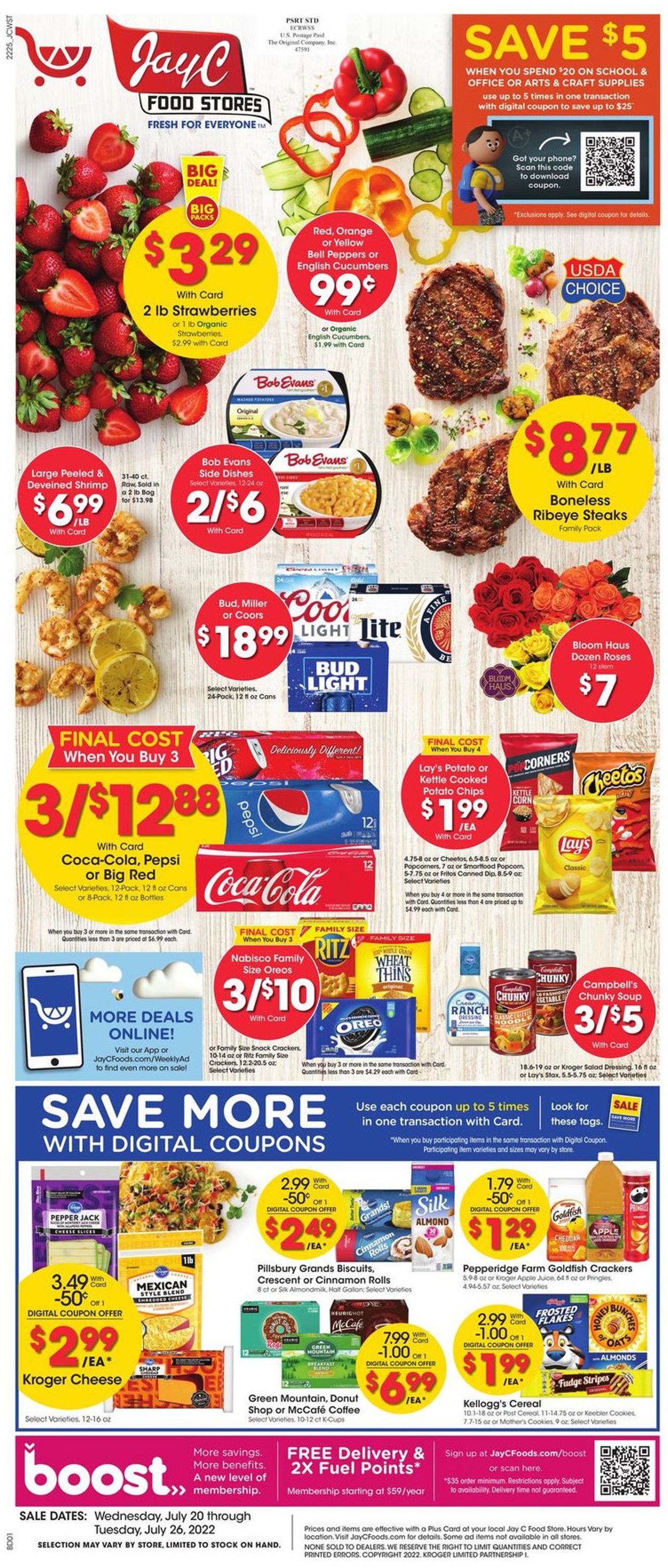 Jay C Food Stores Weekly Ad Circular - valid 07/20-07/26/2022