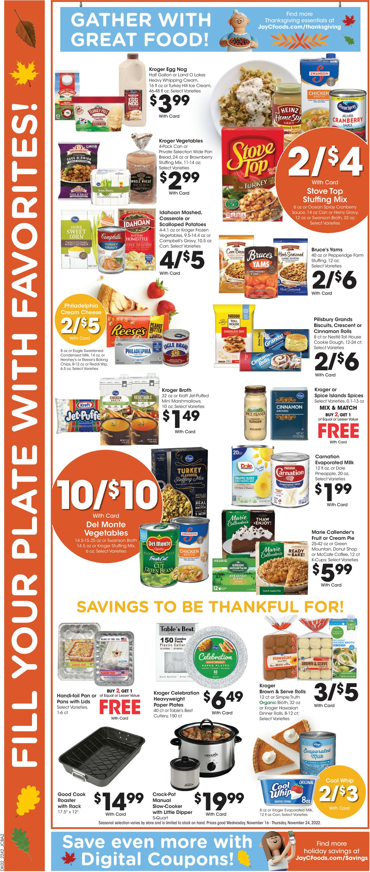 Jay C Food Stores Weekly Ad Circular - valid 11/16-11/24/2022 (Page 5)