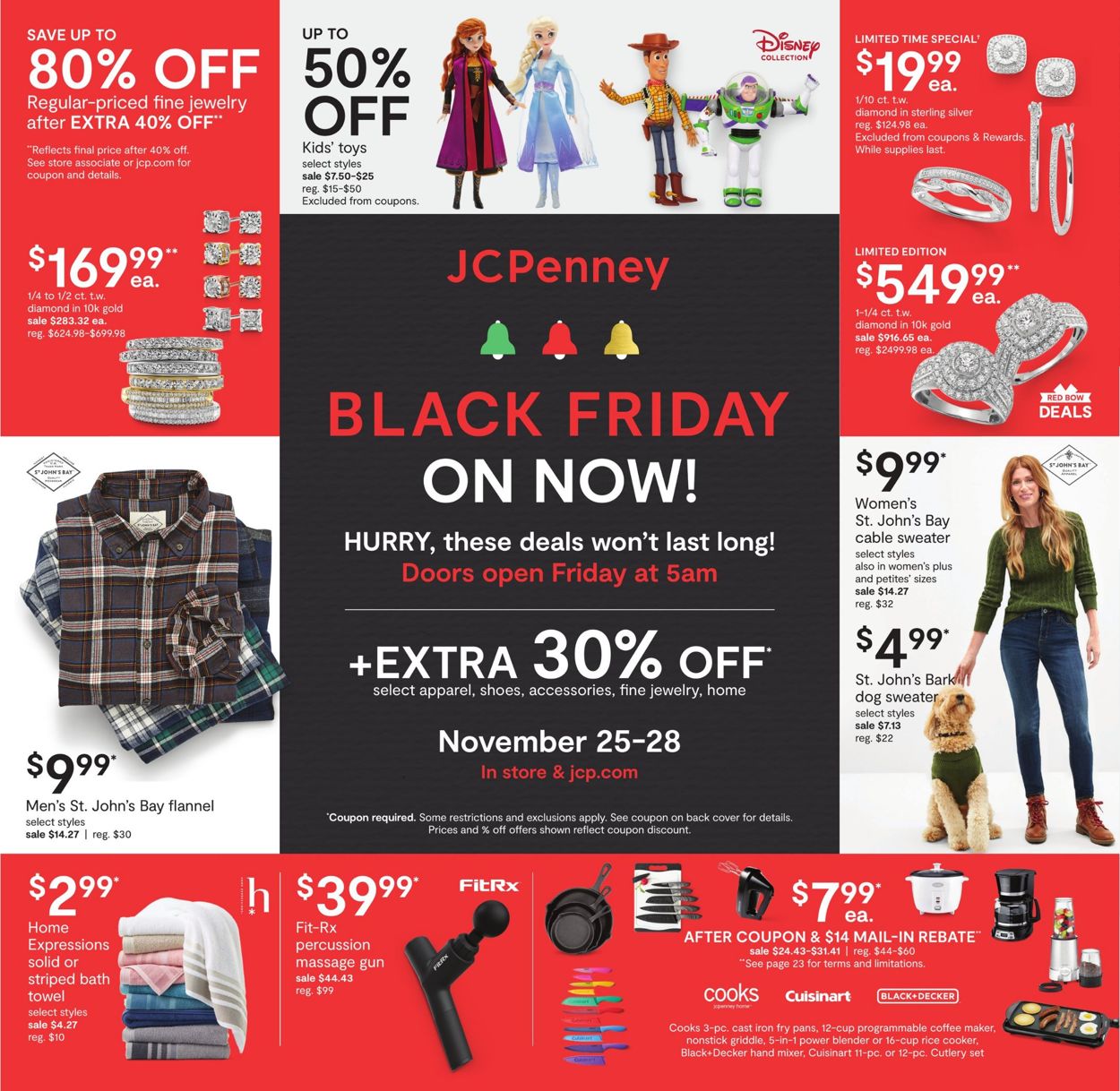 JCPenney Black Friday 2020 Weekly Ad Circular - valid 11/25-11/28/2020