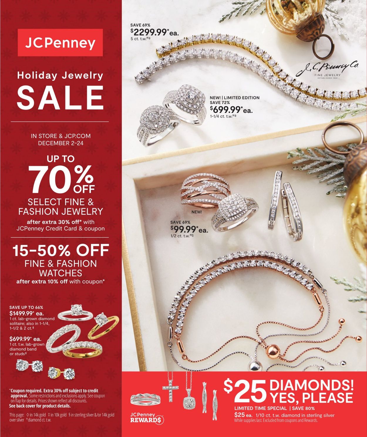 JCPenney Holiday Jewelry Sale 2020 Weekly Ad Circular - valid 12/02-12/24/2020