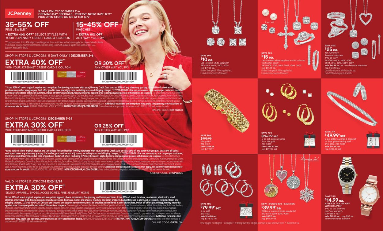 JCPenney Holiday Jewelry Sale 2020 Weekly Ad Circular - valid 12/02-12/24/2020 (Page 2)