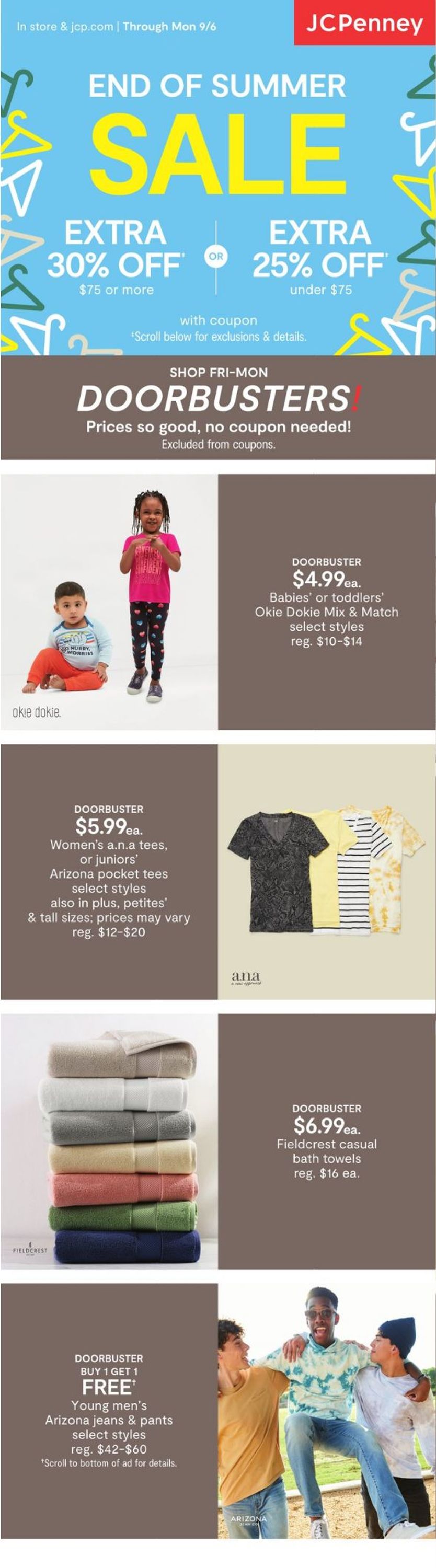 JCPenney Weekly Ad Circular - valid 09/02-09/06/2021