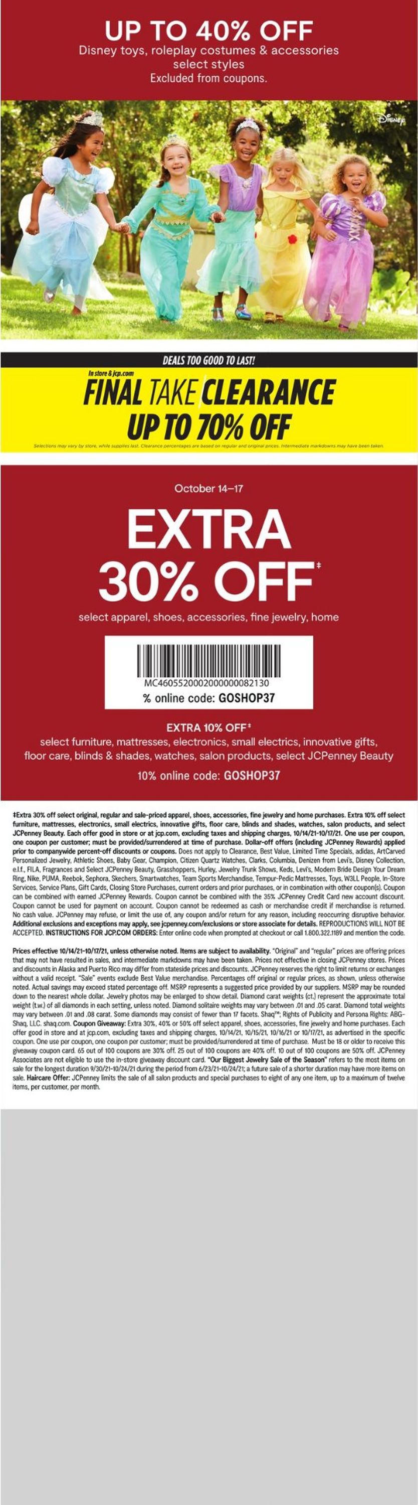 JCPenney Weekly Ad Circular - valid 10/14-10/17/2021 (Page 9)
