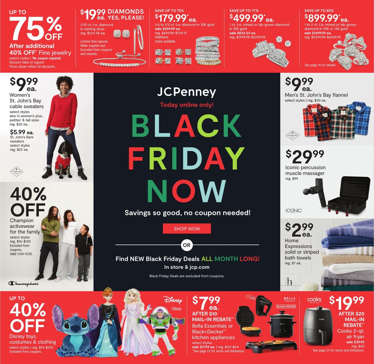 JCPenney BLACK FRIDAY WEEK 2021 Weekly Ad Circular - valid 11/19-11/28/2021