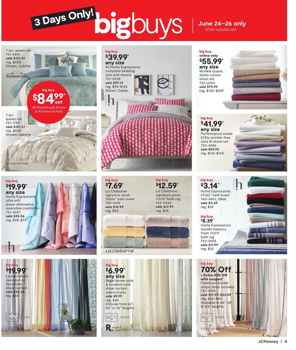 JCPenney Weekly Ad Circular - valid 06/24-07/10/2022 (Page 4)