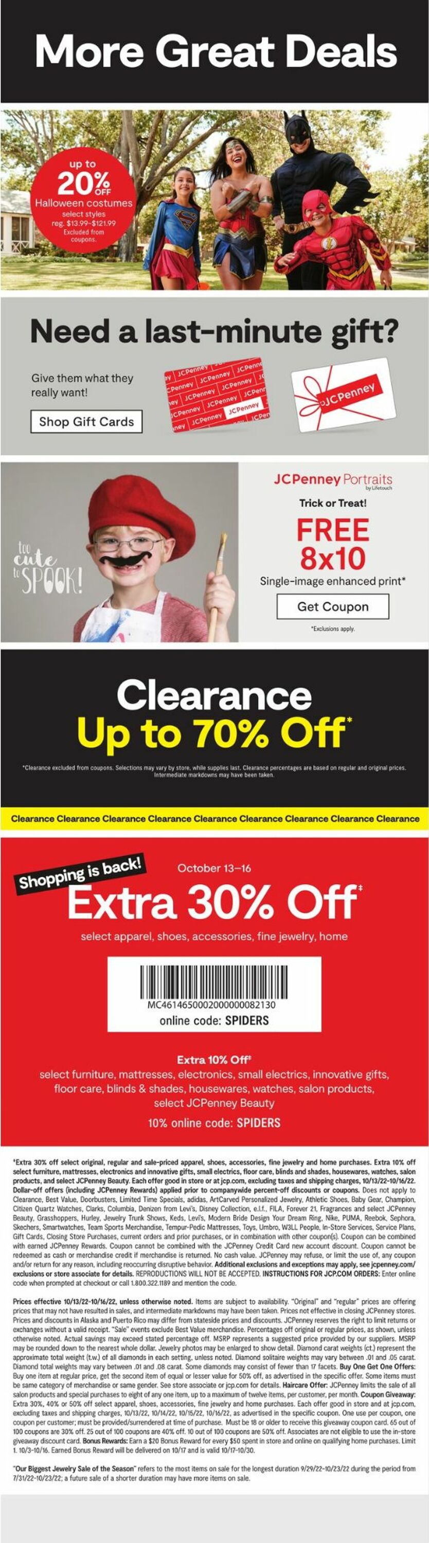 JCPenney Weekly Ad Circular - valid 10/13-10/16/2022 (Page 9)