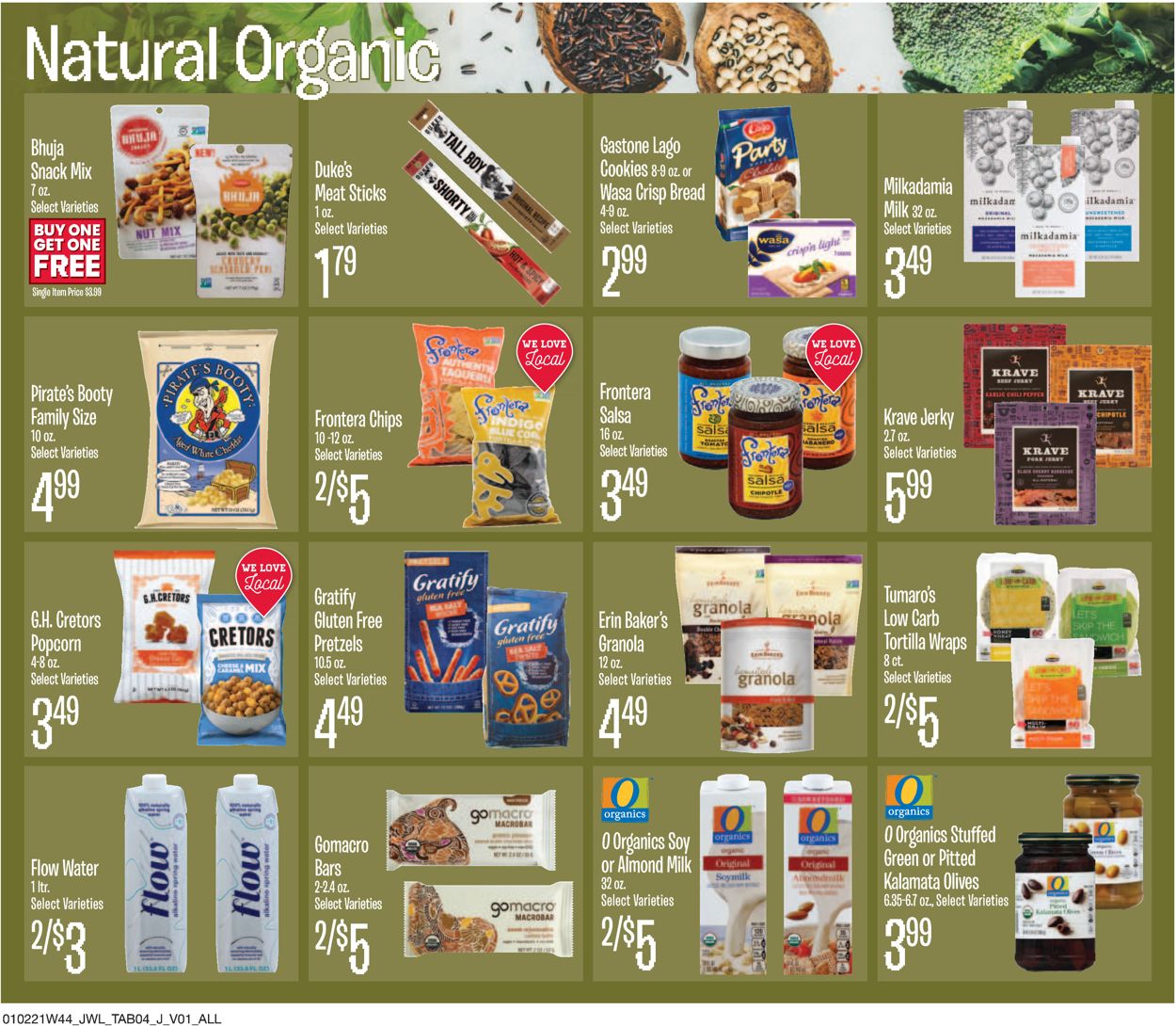 Jewel Osco Natural & Organic 2021 Weekly Ad Circular - valid 01/02-01/26/2021 (Page 4)