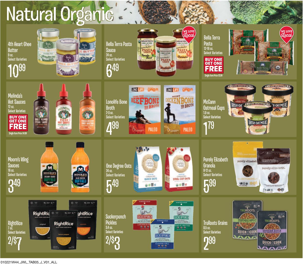Jewel Osco Natural & Organic 2021 Weekly Ad Circular - valid 01/02-01/26/2021 (Page 5)