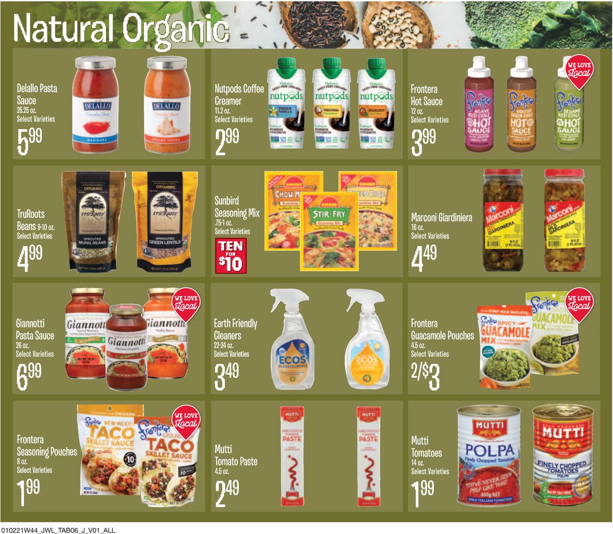 Jewel Osco Natural & Organic 2021 Weekly Ad Circular - valid 01/02-01/26/2021 (Page 6)