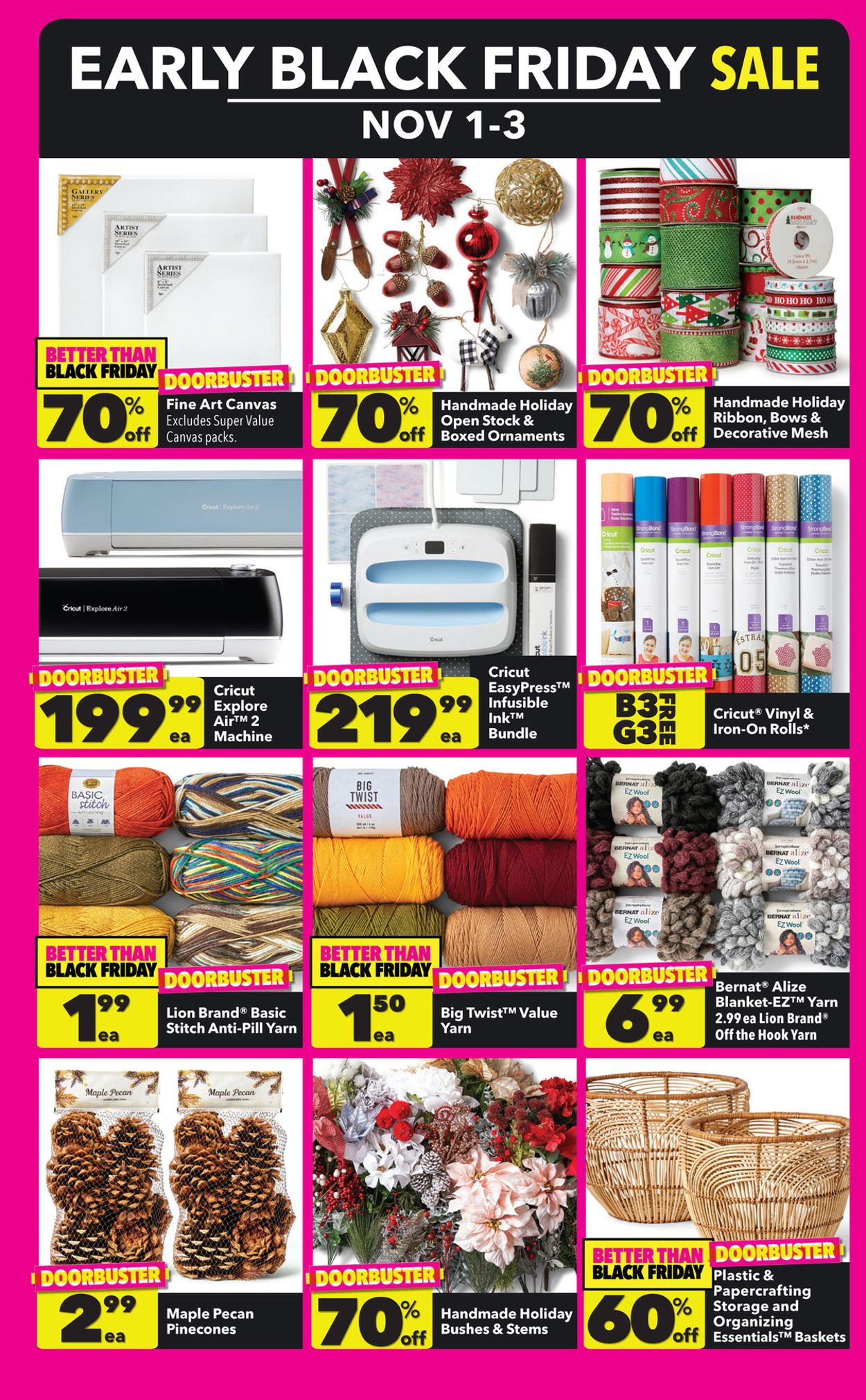 Jo-Ann - Early Black Friday 2019 Sale! Weekly Ad Circular - valid 11/01-11/09/2019 (Page 2)