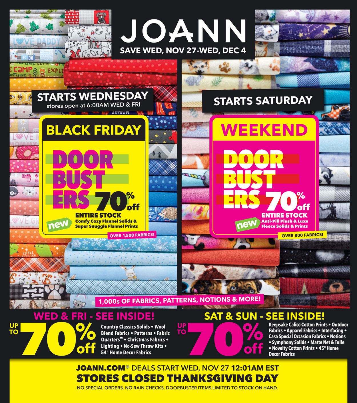 Jo-Ann -  Black Friday Ad 2019 Weekly Ad Circular - valid 11/27-12/04/2019