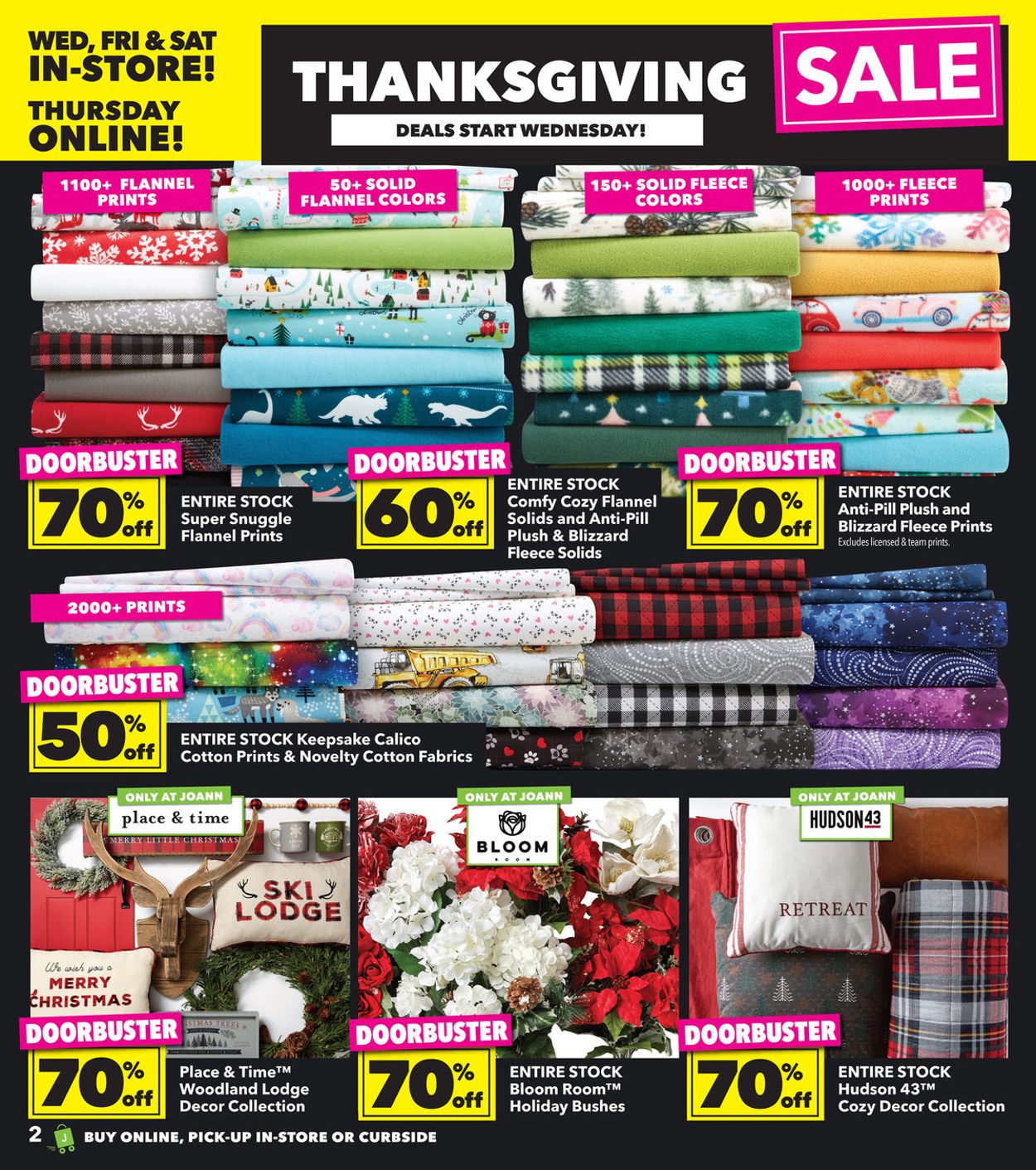 Jo-Ann Thanksgiving Sale 2020 Weekly Ad Circular - valid 11/25-12/02/2020 (Page 2)