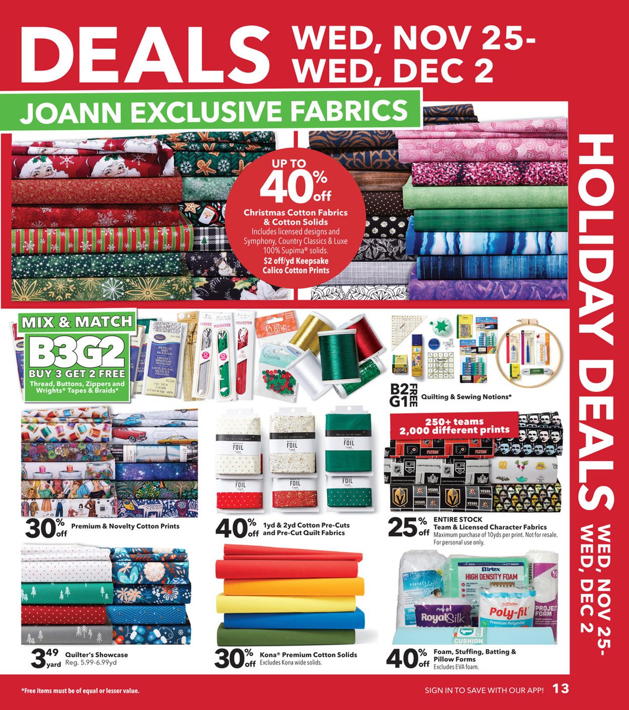 Jo-Ann Thanksgiving Sale 2020 Weekly Ad Circular - valid 11/25-12/02/2020 (Page 13)