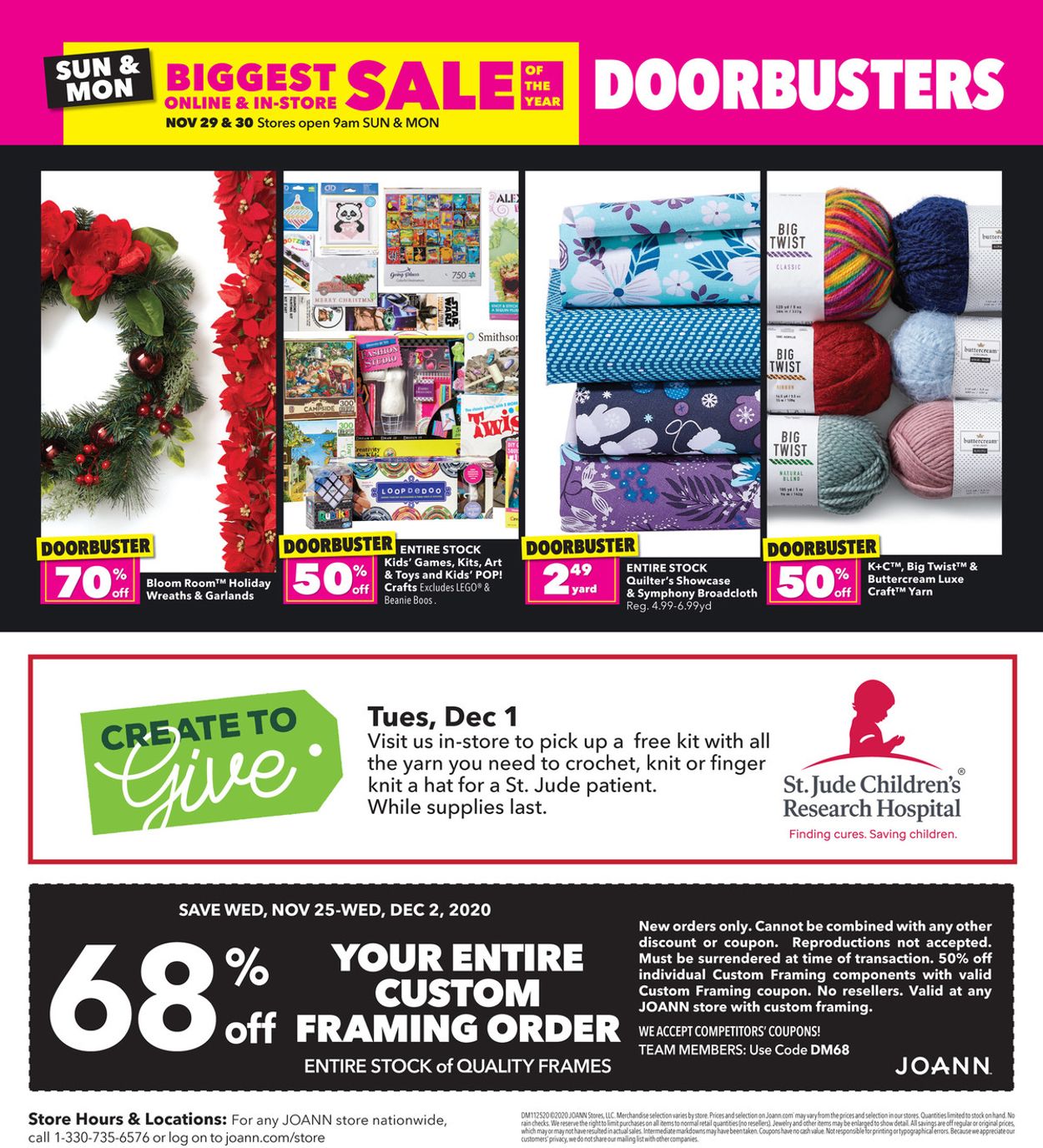 Jo-Ann Thanksgiving Sale 2020 Weekly Ad Circular - valid 11/25-12/02/2020 (Page 20)