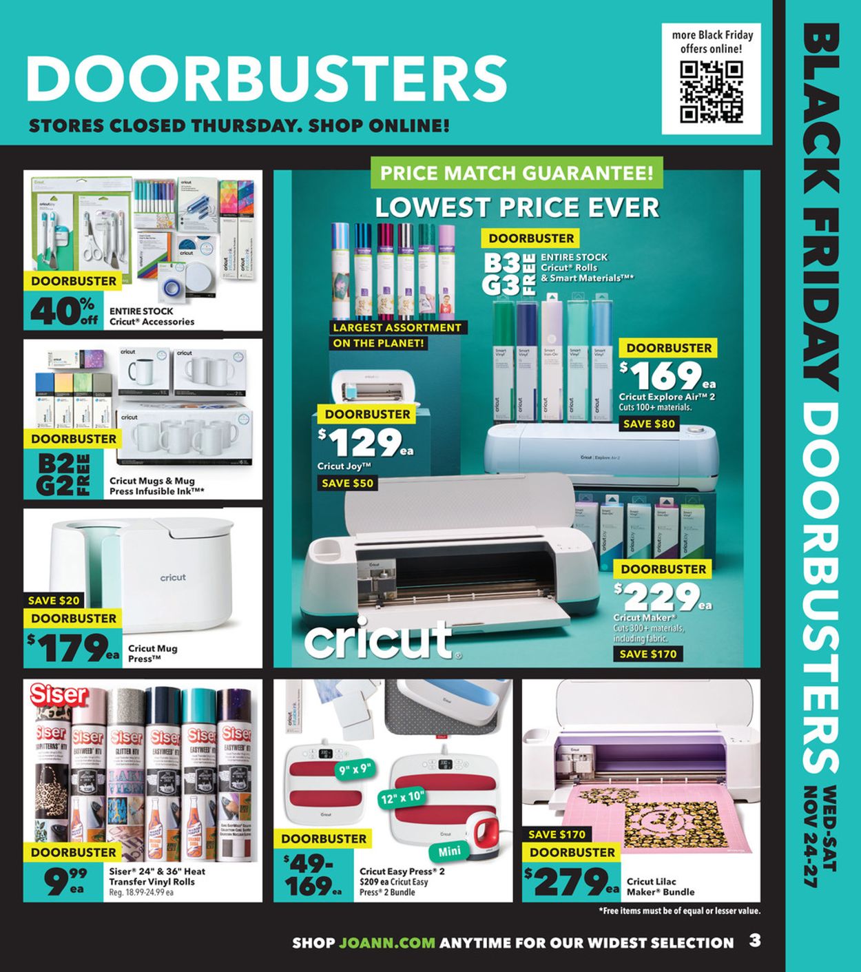 Jo-Ann CYBER MONDAY 2021 Weekly Ad Circular - valid 11/24-12/08/2021 (Page 3)
