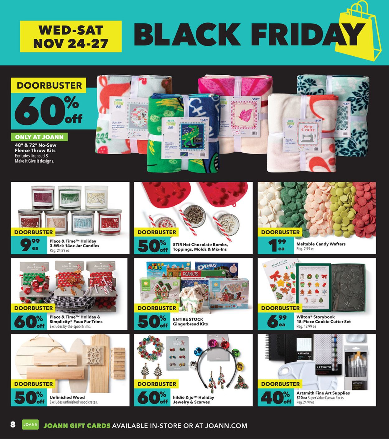 Jo-Ann CYBER MONDAY 2021 Weekly Ad Circular - valid 11/24-12/08/2021 (Page 8)