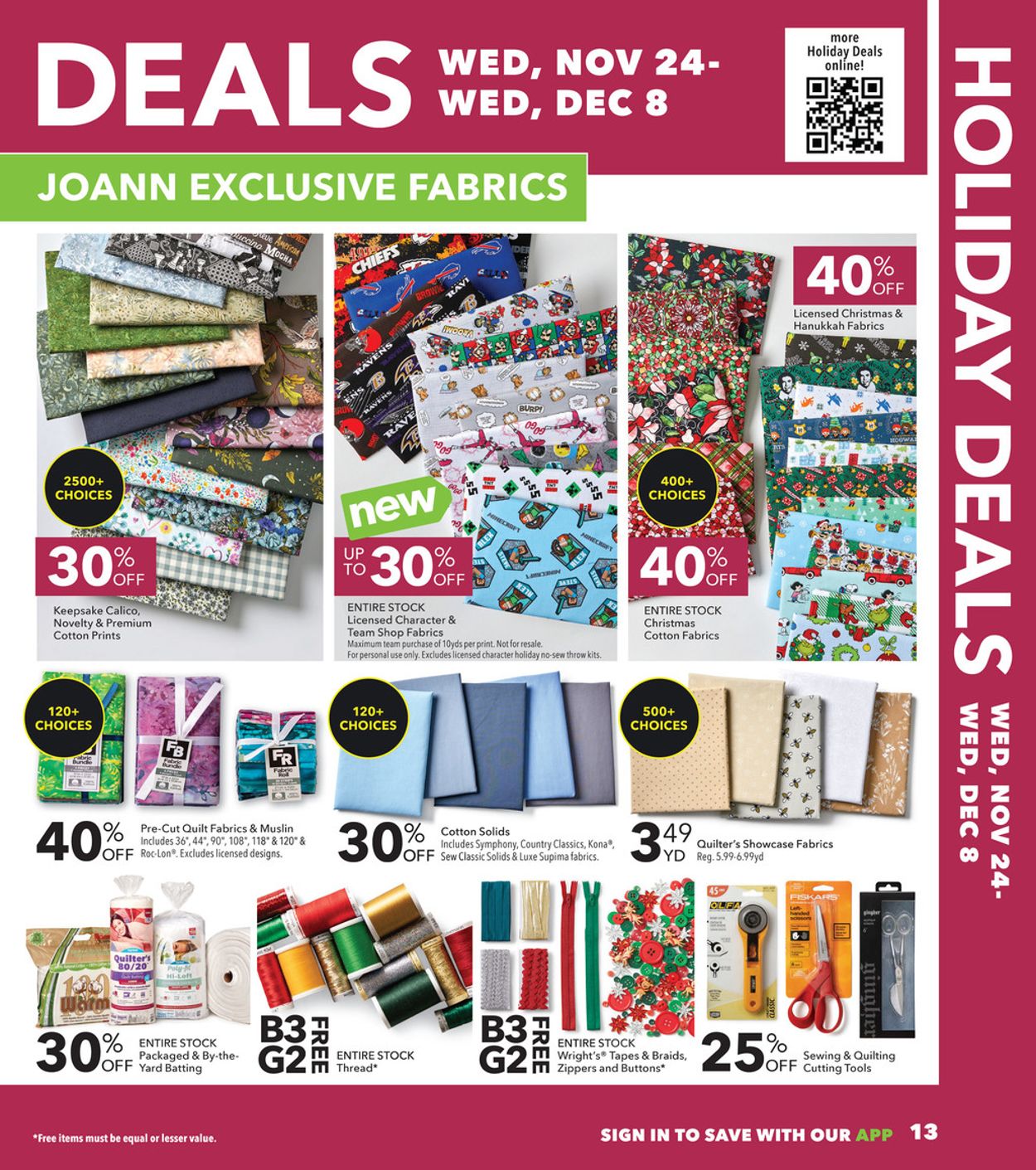Jo-Ann CYBER MONDAY 2021 Weekly Ad Circular - valid 11/24-12/08/2021 (Page 4)