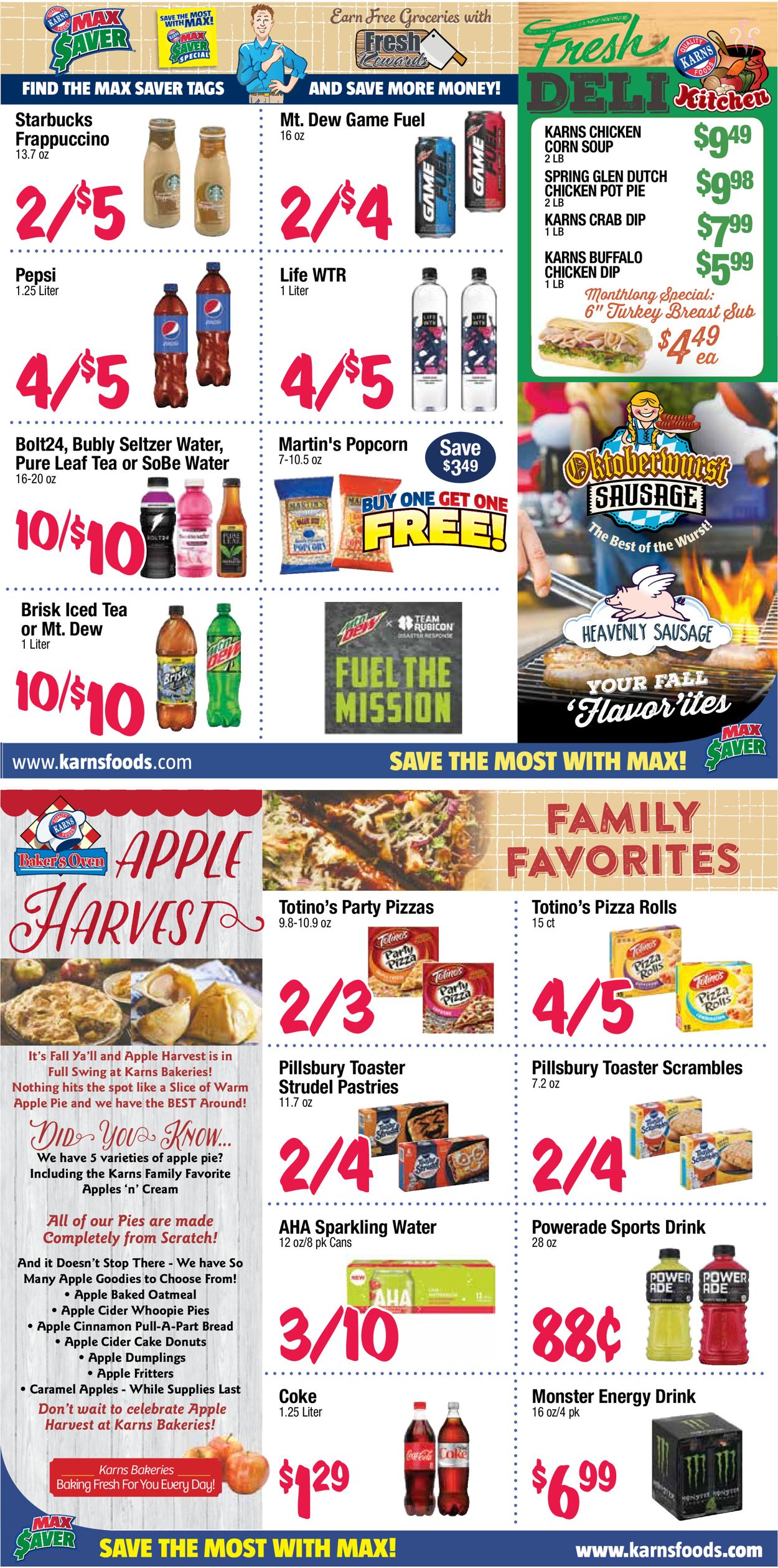 Karns Quality Foods Weekly Ad Circular - valid 09/08-10/05/2020 (Page 4)
