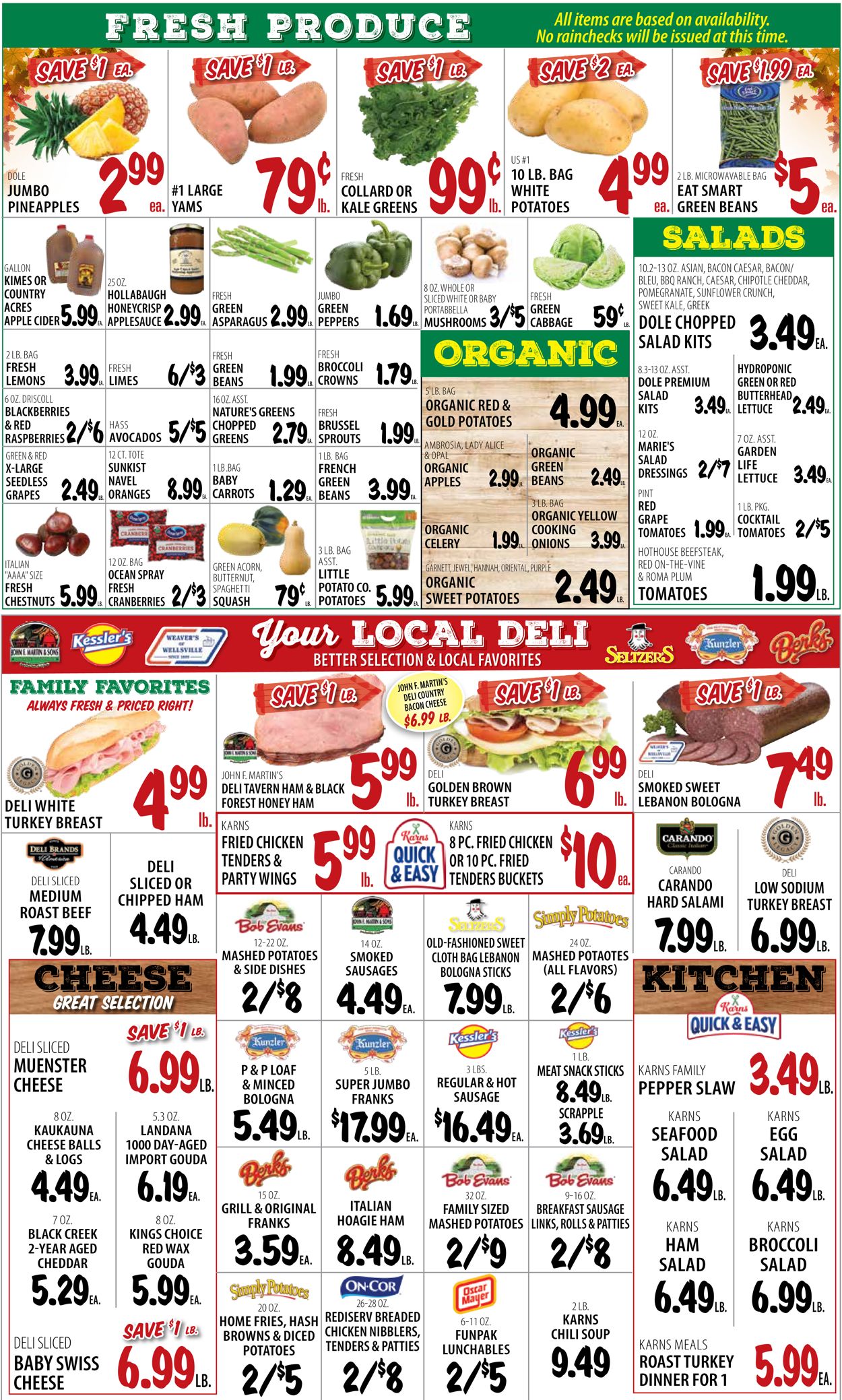 Karns Quality Foods Thanksgiving ad 2020 Weekly Ad Circular - valid 11/17-11/23/2020 (Page 4)