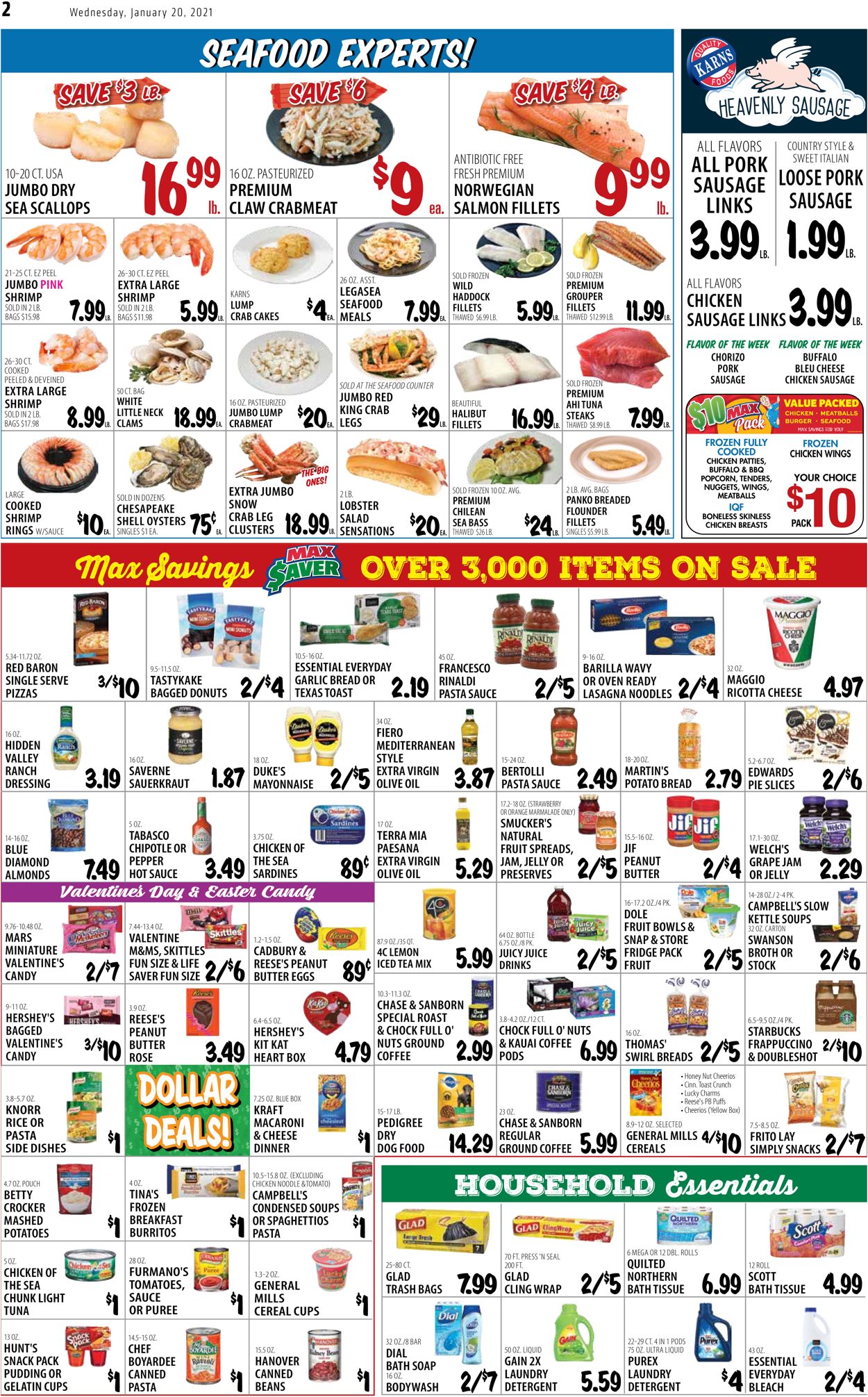 Karns Quality Foods Weekly Ad Circular - valid 01/19-01/25/2021 (Page 2)