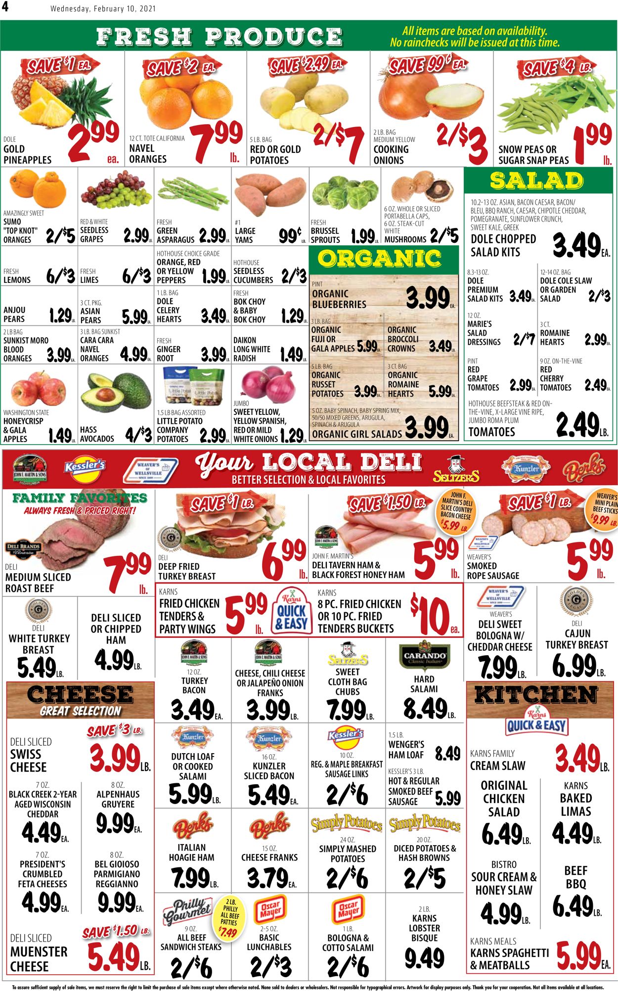 Karns Quality Foods Weekly Ad Circular - valid 02/09-02/15/2021 (Page 4)