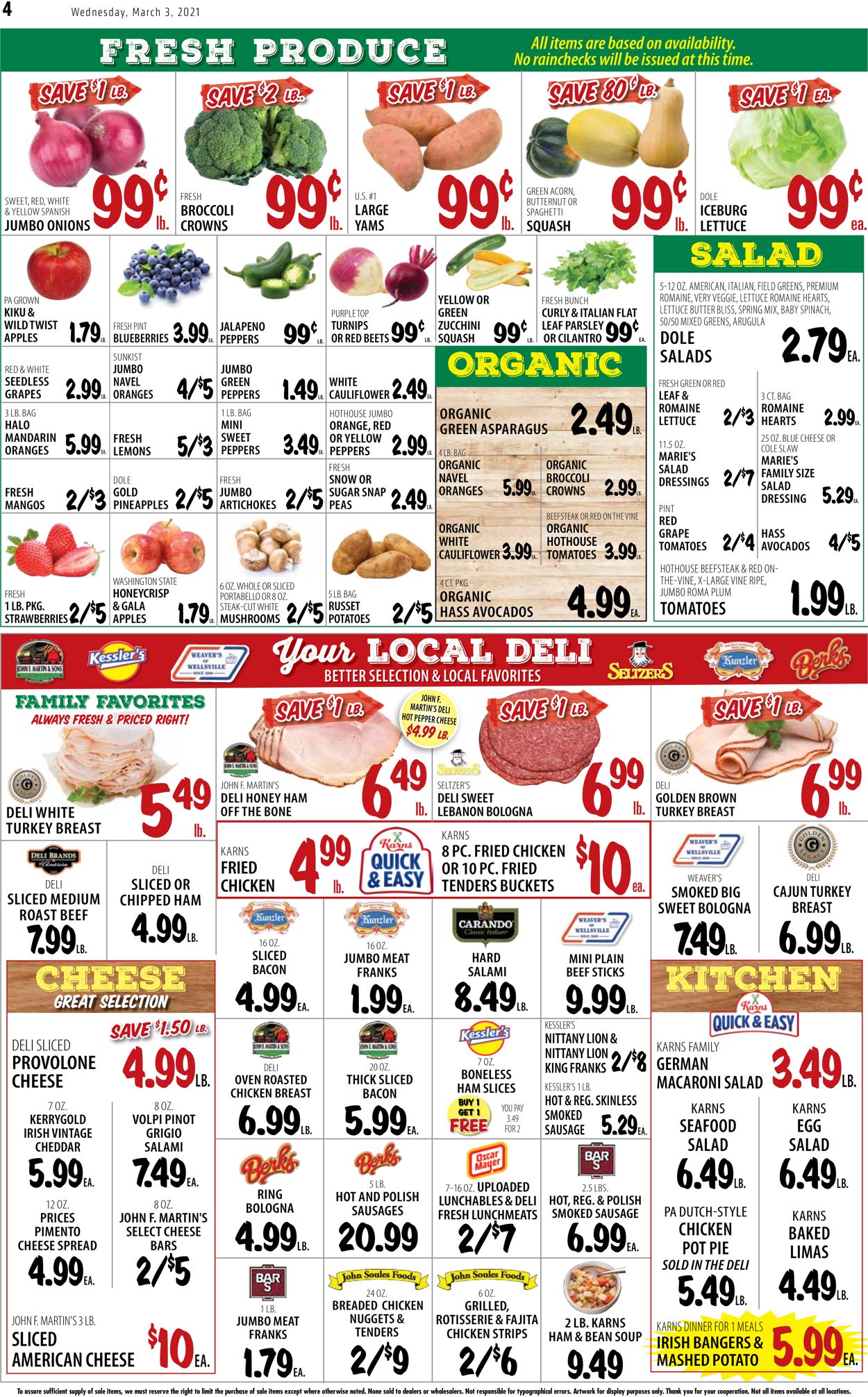 Karns Quality Foods Weekly Ad Circular - valid 03/02-03/08/2021 (Page 4)