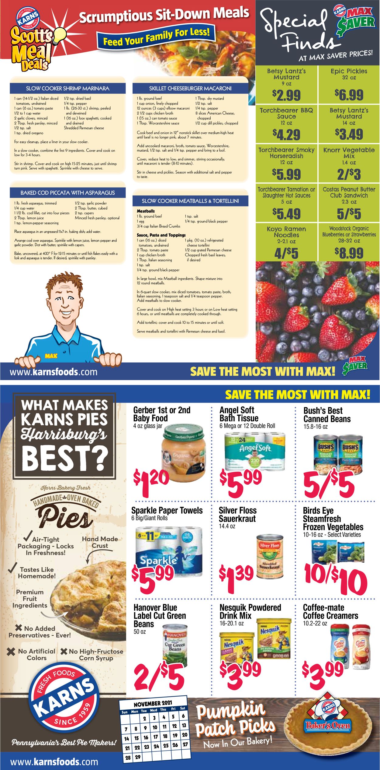 Karns Quality Foods Weekly Ad Circular - valid 11/02-11/29/2021 (Page 8)
