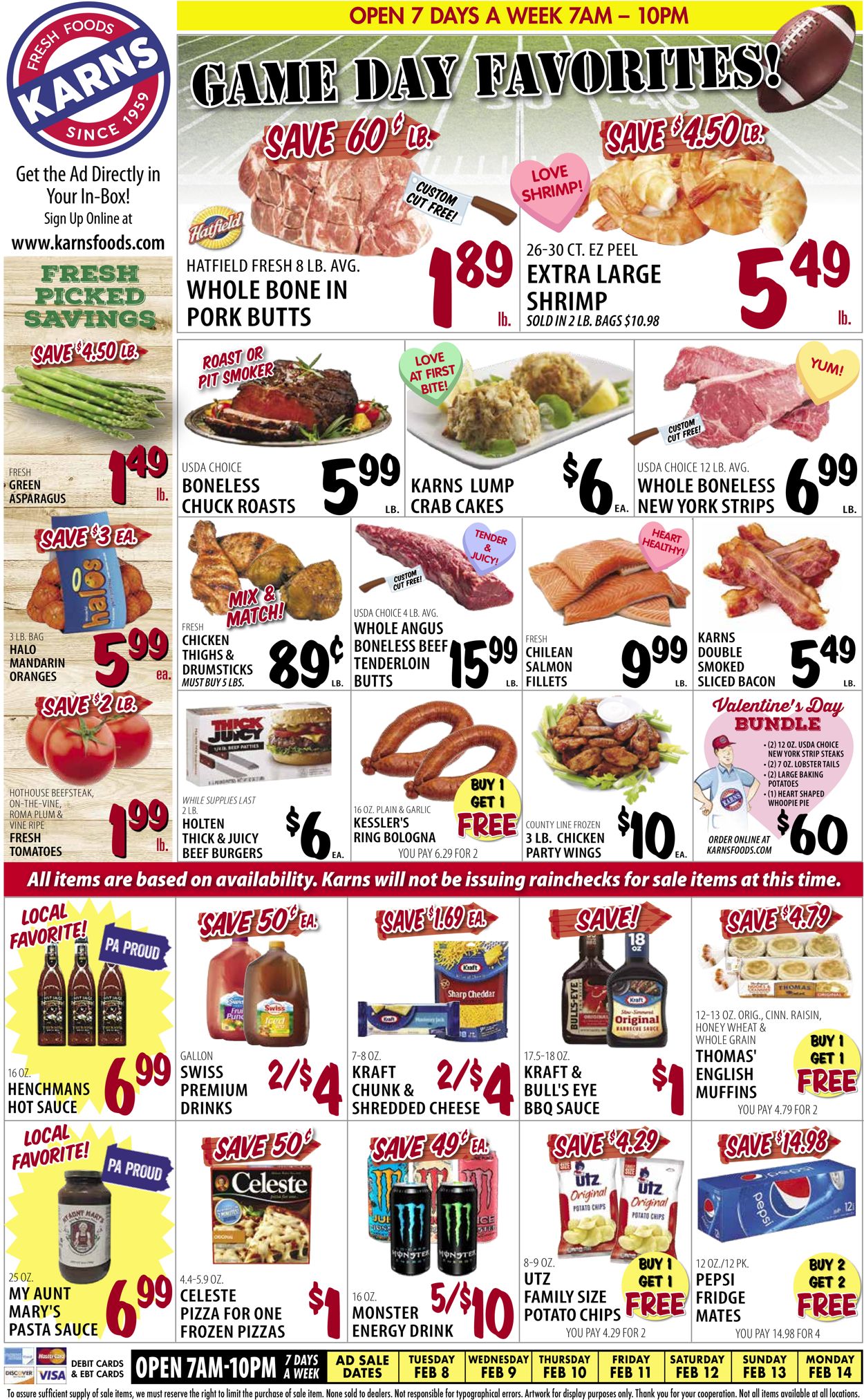 Karns Quality Foods Weekly Ad Circular - valid 02/08-02/14/2022