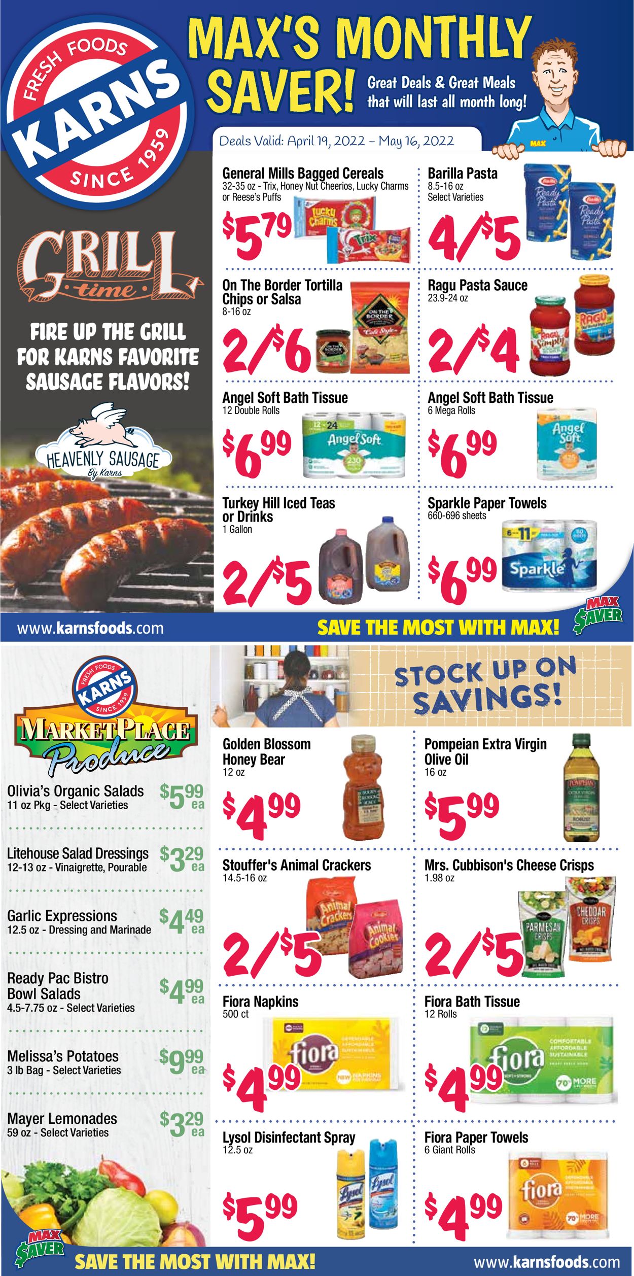 Karns Quality Foods Weekly Ad Circular - valid 04/19-05/16/2022