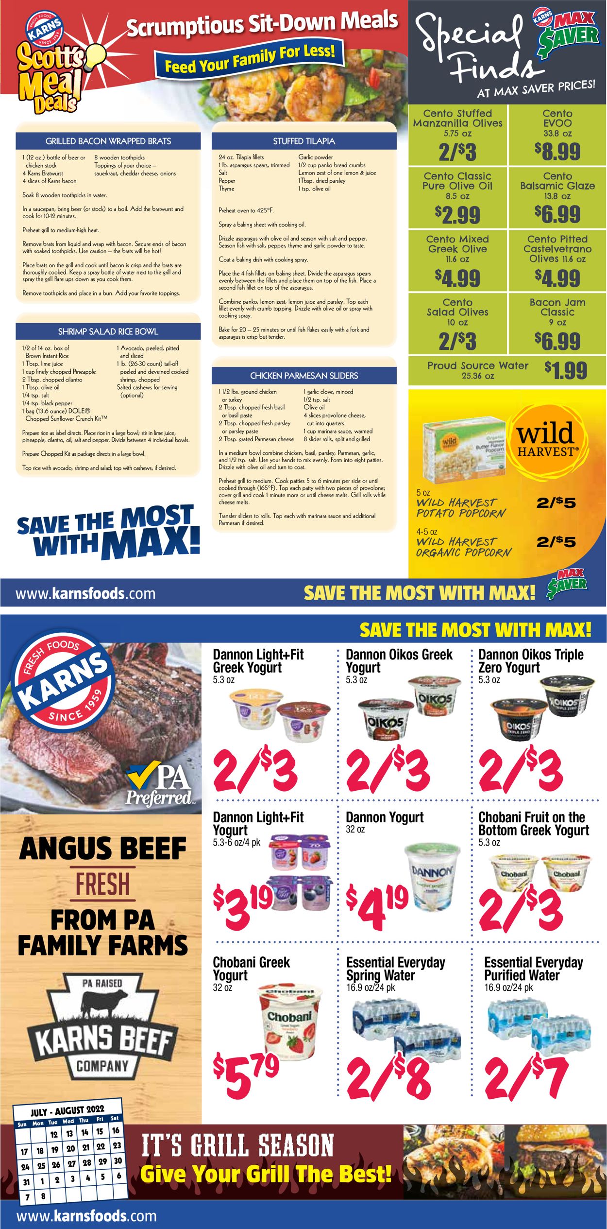 Karns Quality Foods Weekly Ad Circular - valid 07/12-08/08/2022 (Page 8)