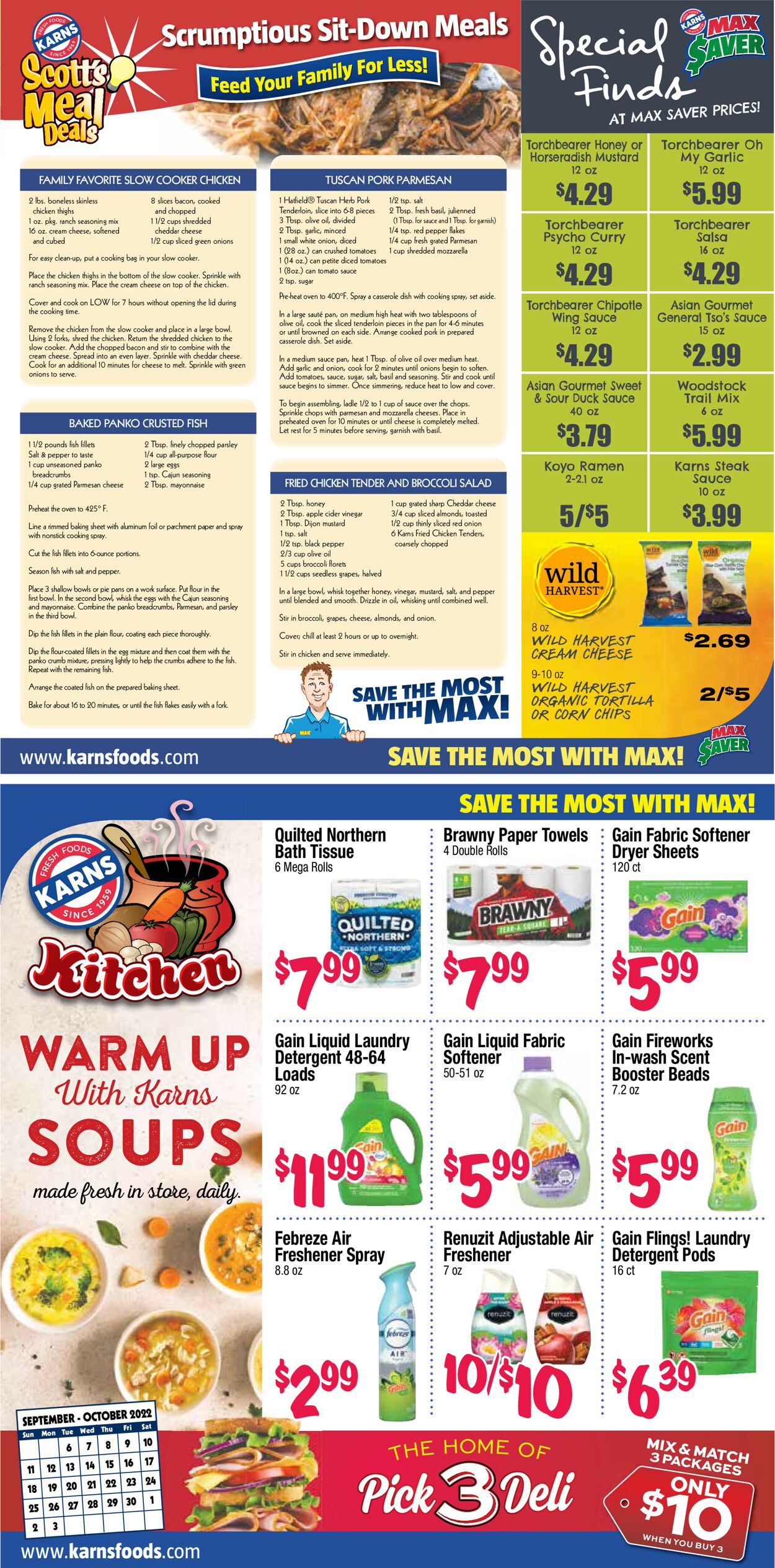 Karns Quality Foods Weekly Ad Circular - valid 09/06-10/03/2022 (Page 8)