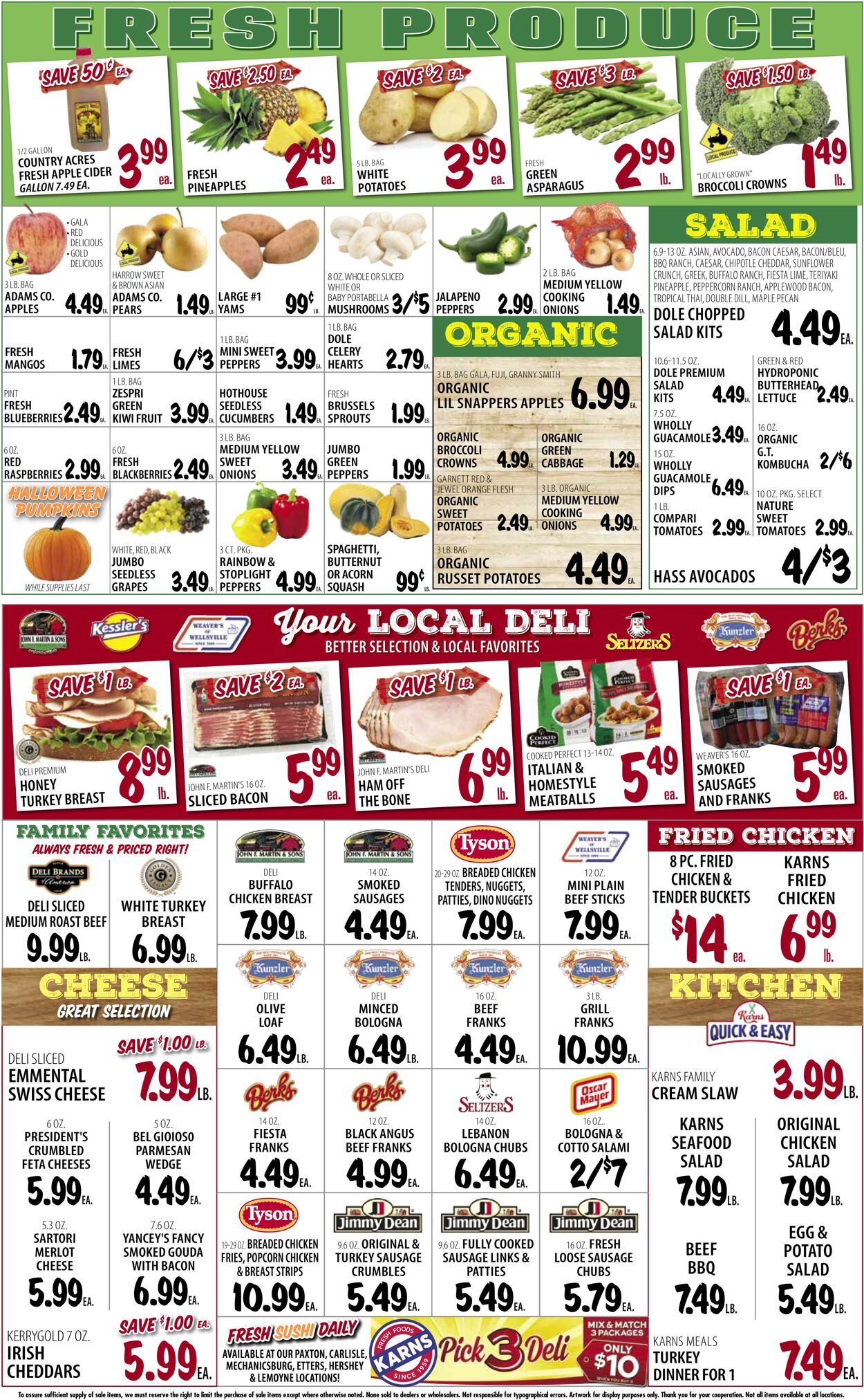 Karns Quality Foods Weekly Ad Circular - valid 10/25-10/31/2022 (Page 4)