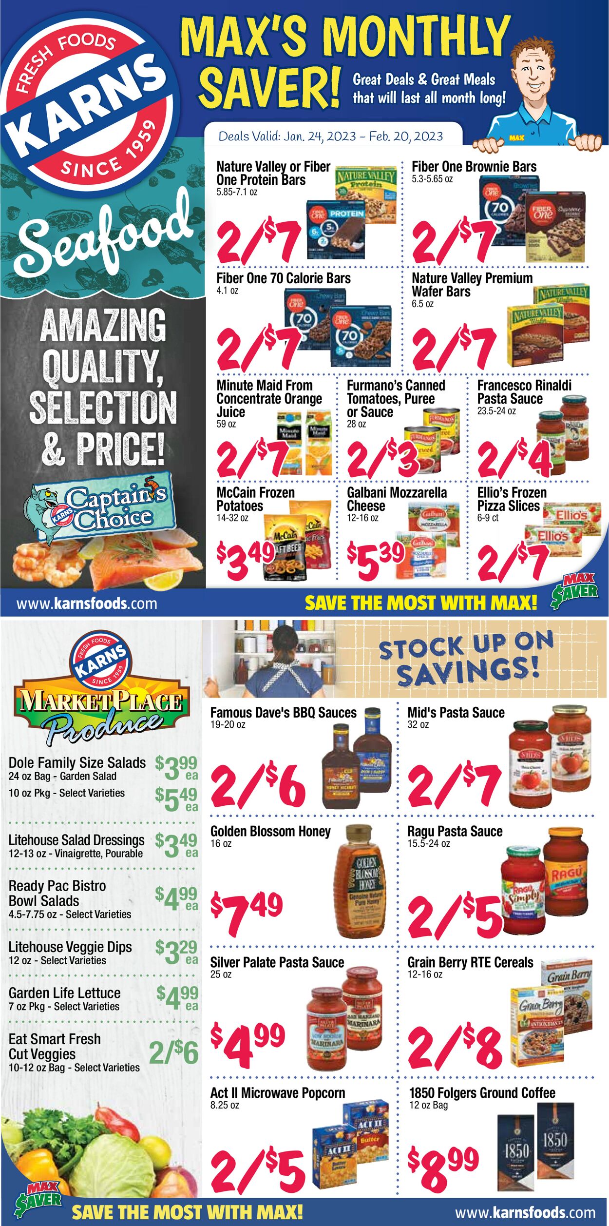 Karns Quality Foods Weekly Ad Circular - valid 01/24-02/20/2023
