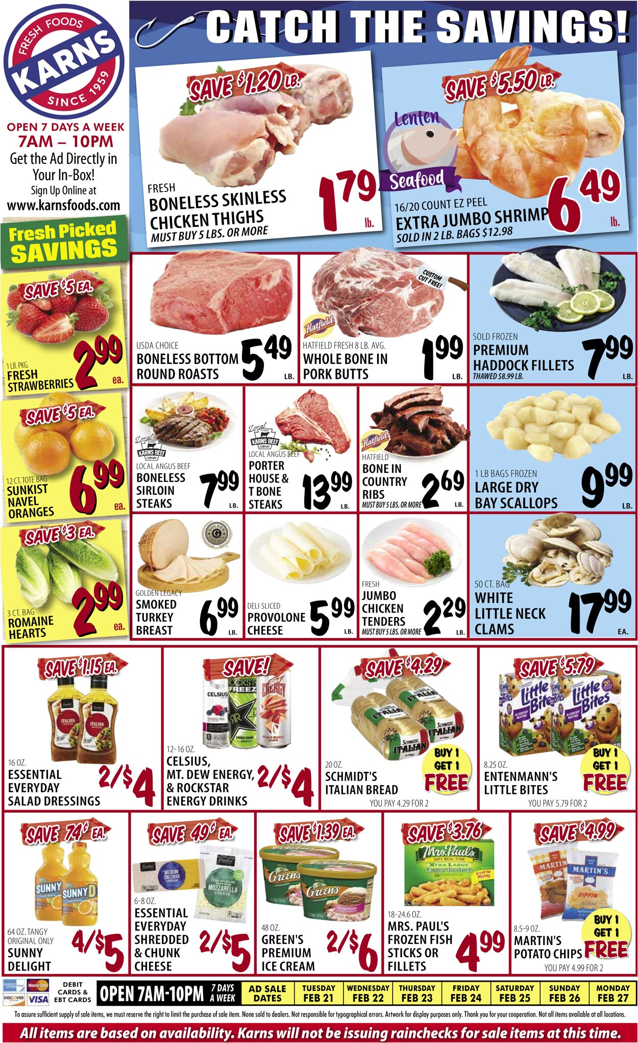 Karns Quality Foods Weekly Ad Circular - valid 02/21-02/27/2023