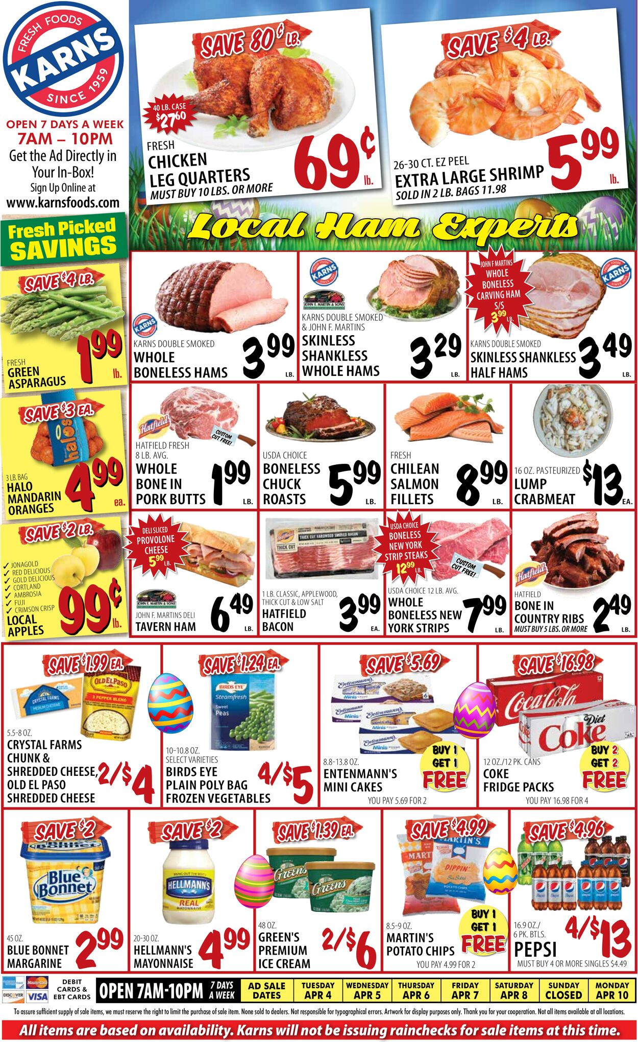 Karns Quality Foods Weekly Ad Circular - valid 04/04-04/10/2023