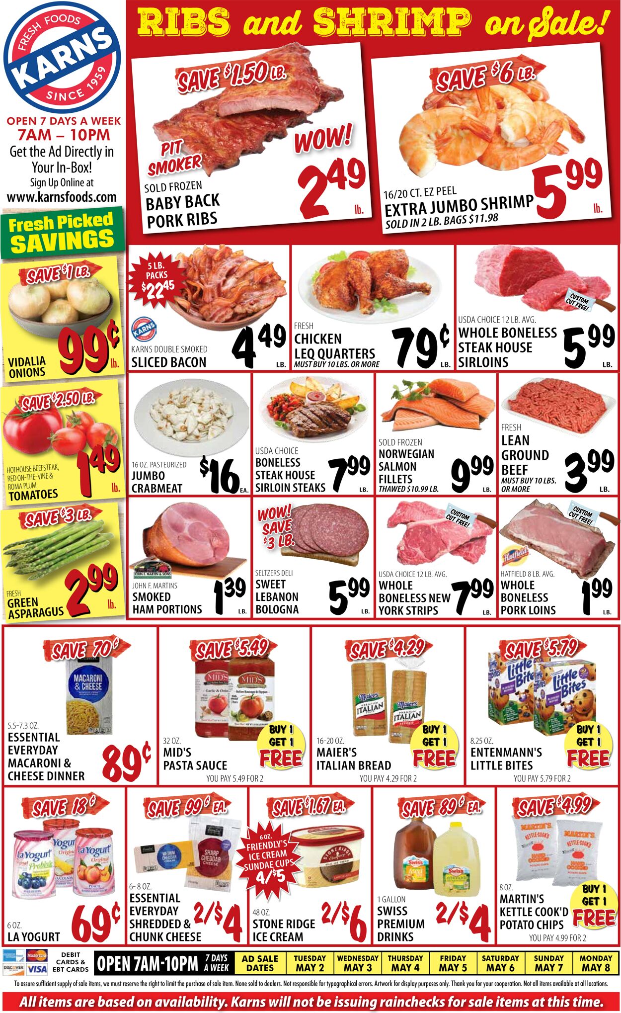 Karns Quality Foods Weekly Ad Circular - valid 05/02-05/08/2023