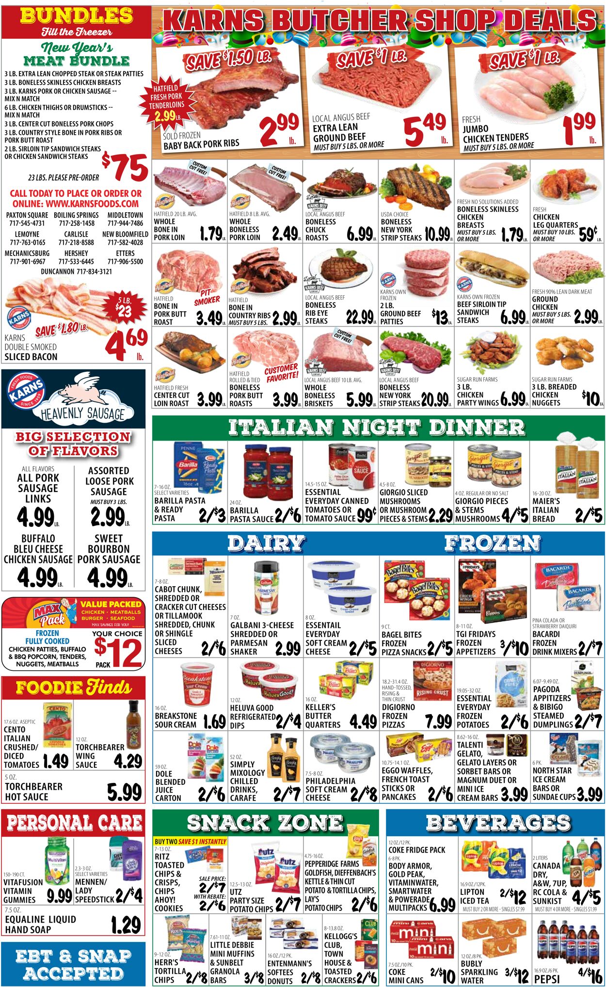 Karns Quality Foods Weekly Ad Circular - valid 12/26-01/01/2024 (Page 3)