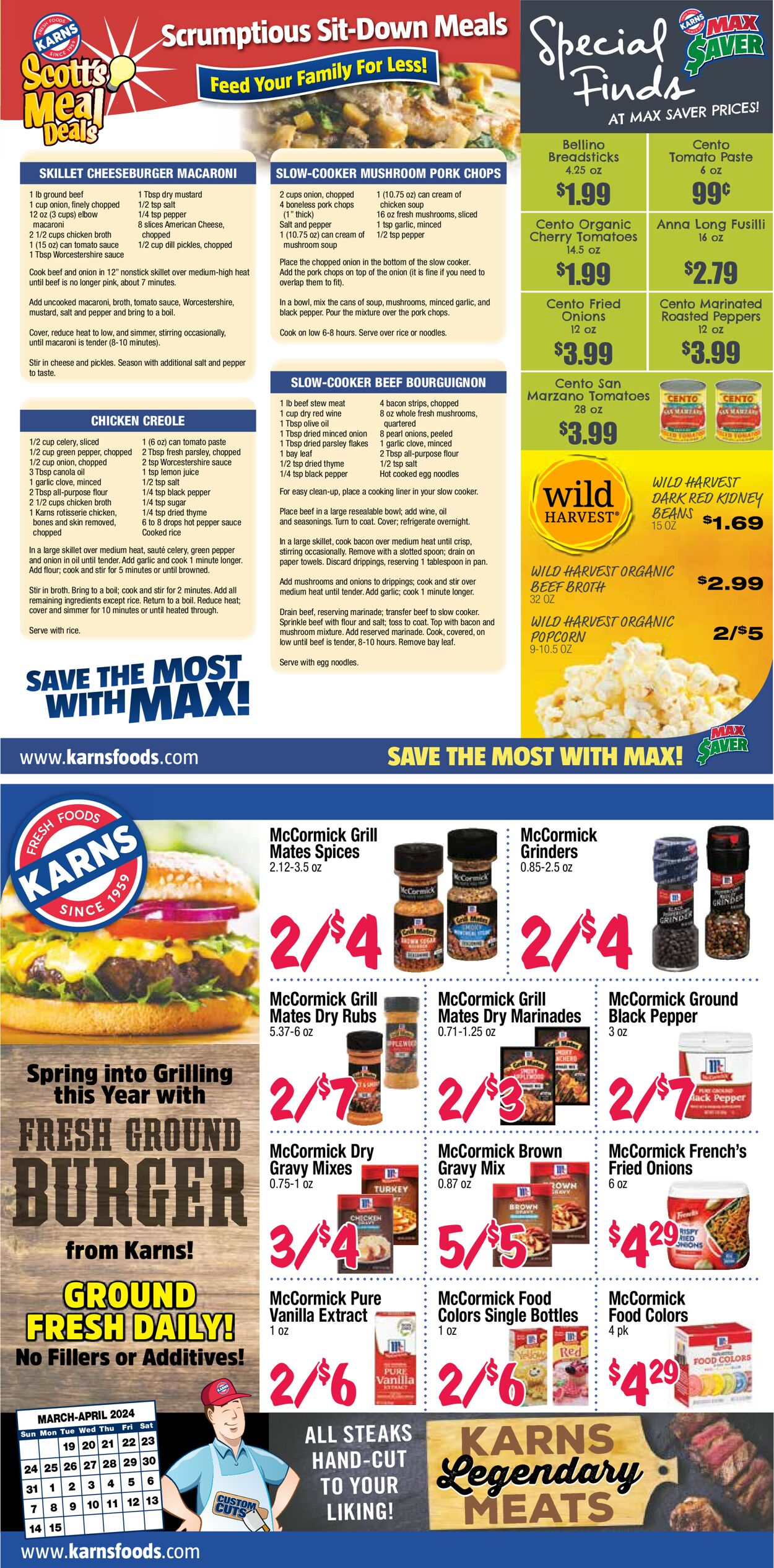 Karns Quality Foods Weekly Ad Circular - valid 03/19-04/15/2024 (Page 8)