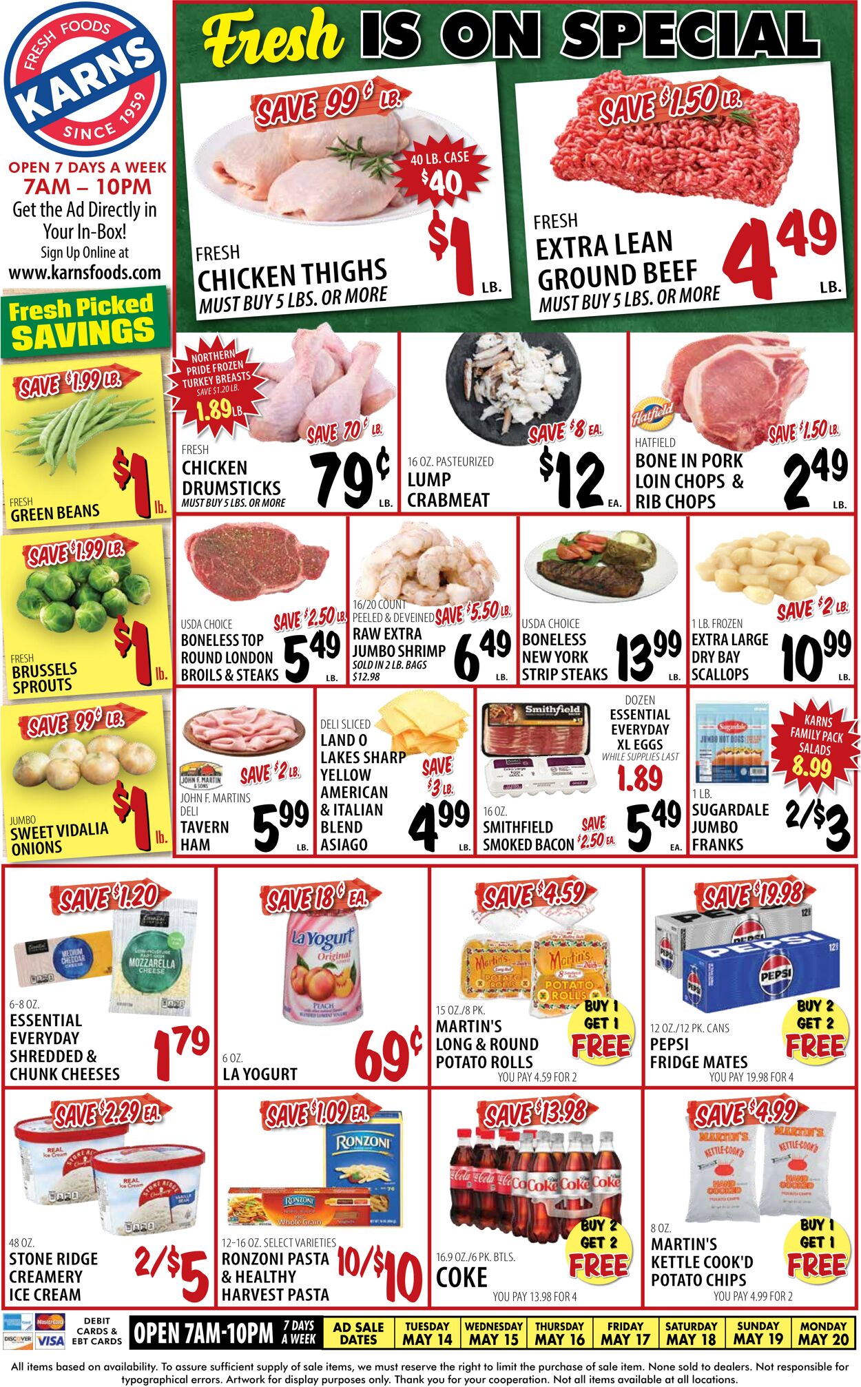 Karns Quality Foods Weekly Ad Circular - valid 05/14-05/20/2024