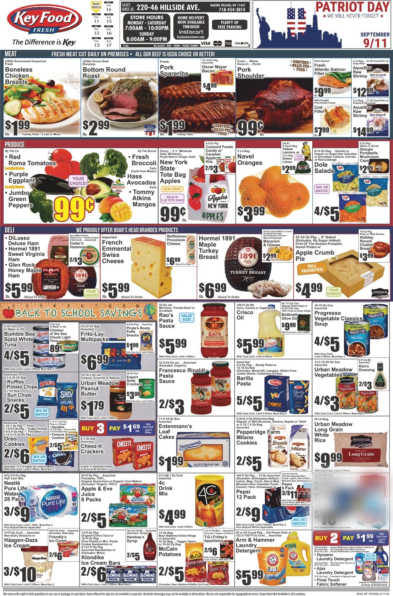 Key Food Weekly Ad Circular - valid 09/11-09/17/2020