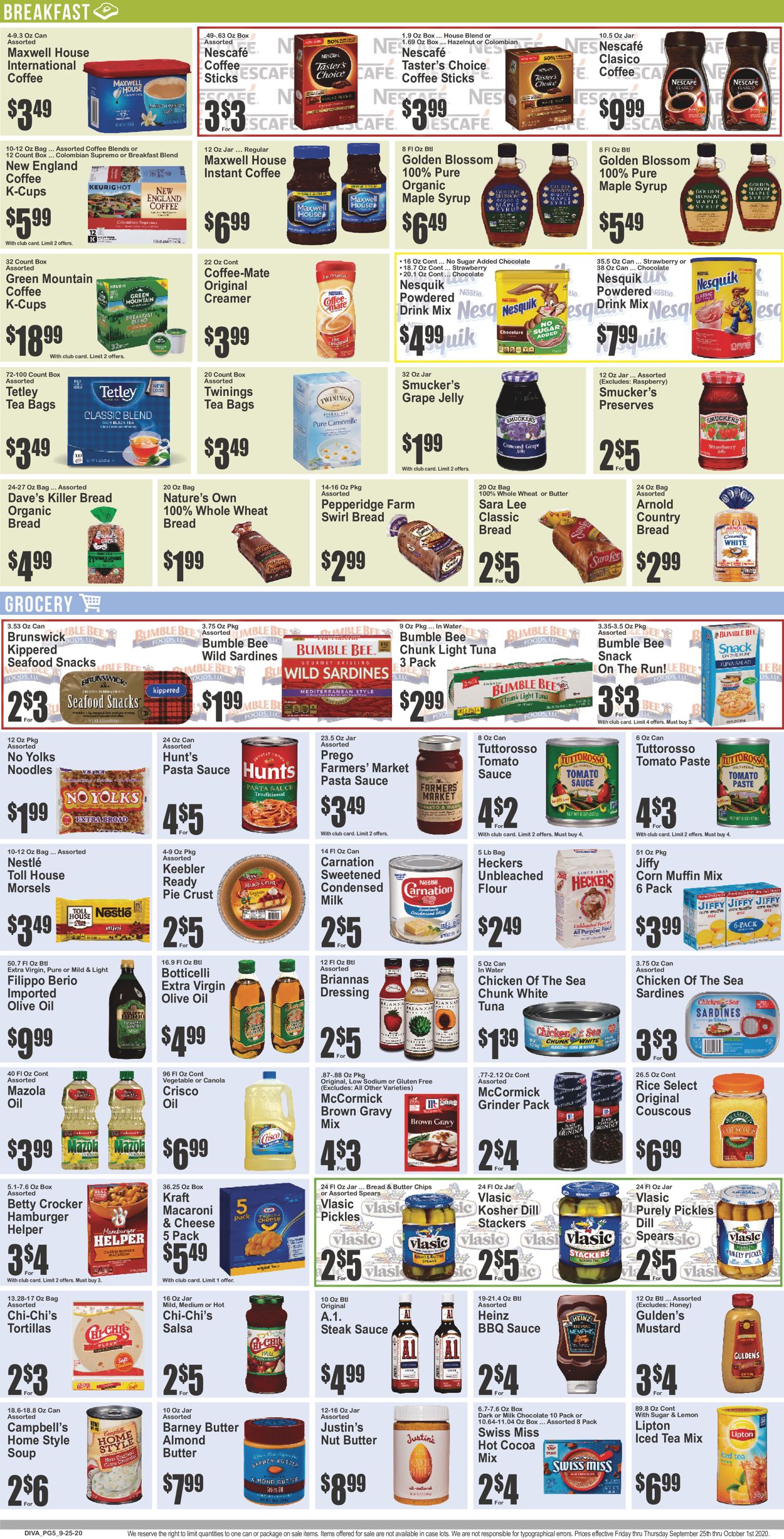 Key Food Weekly Ad Circular - valid 09/25-10/01/2020 (Page 6)
