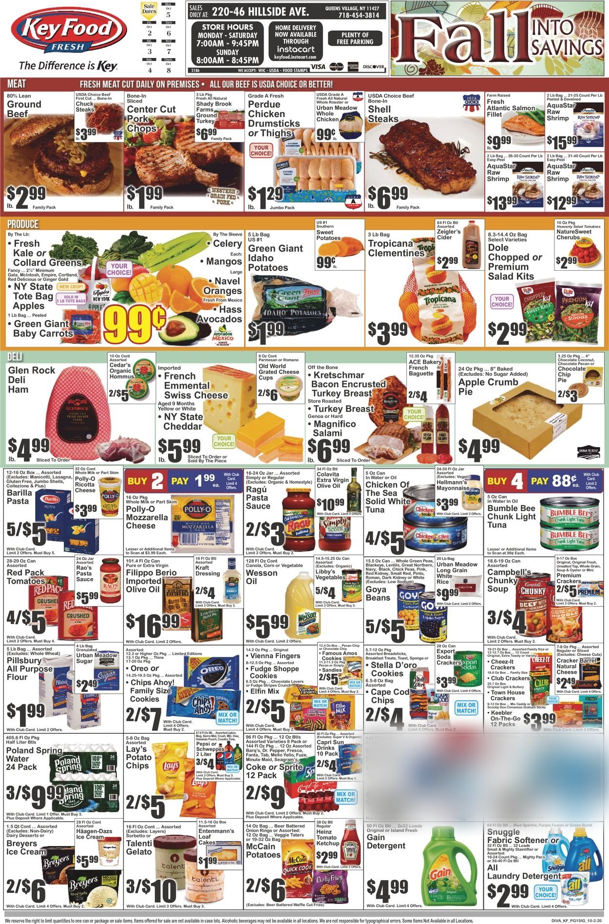 Key Food Weekly Ad Circular - valid 10/02-10/08/2020