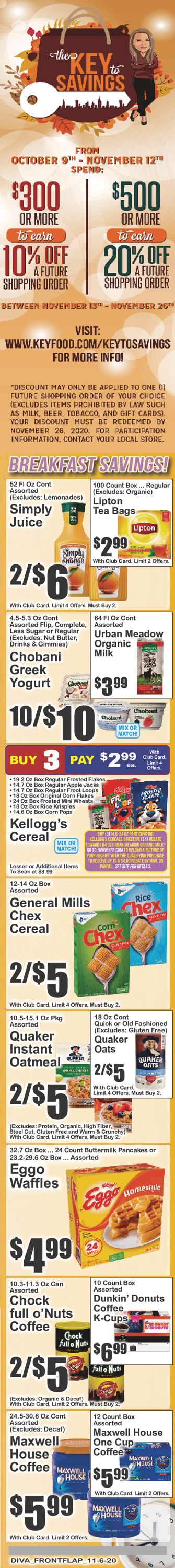Key Food Weekly Ad Circular - valid 11/06-11/12/2020 (Page 2)