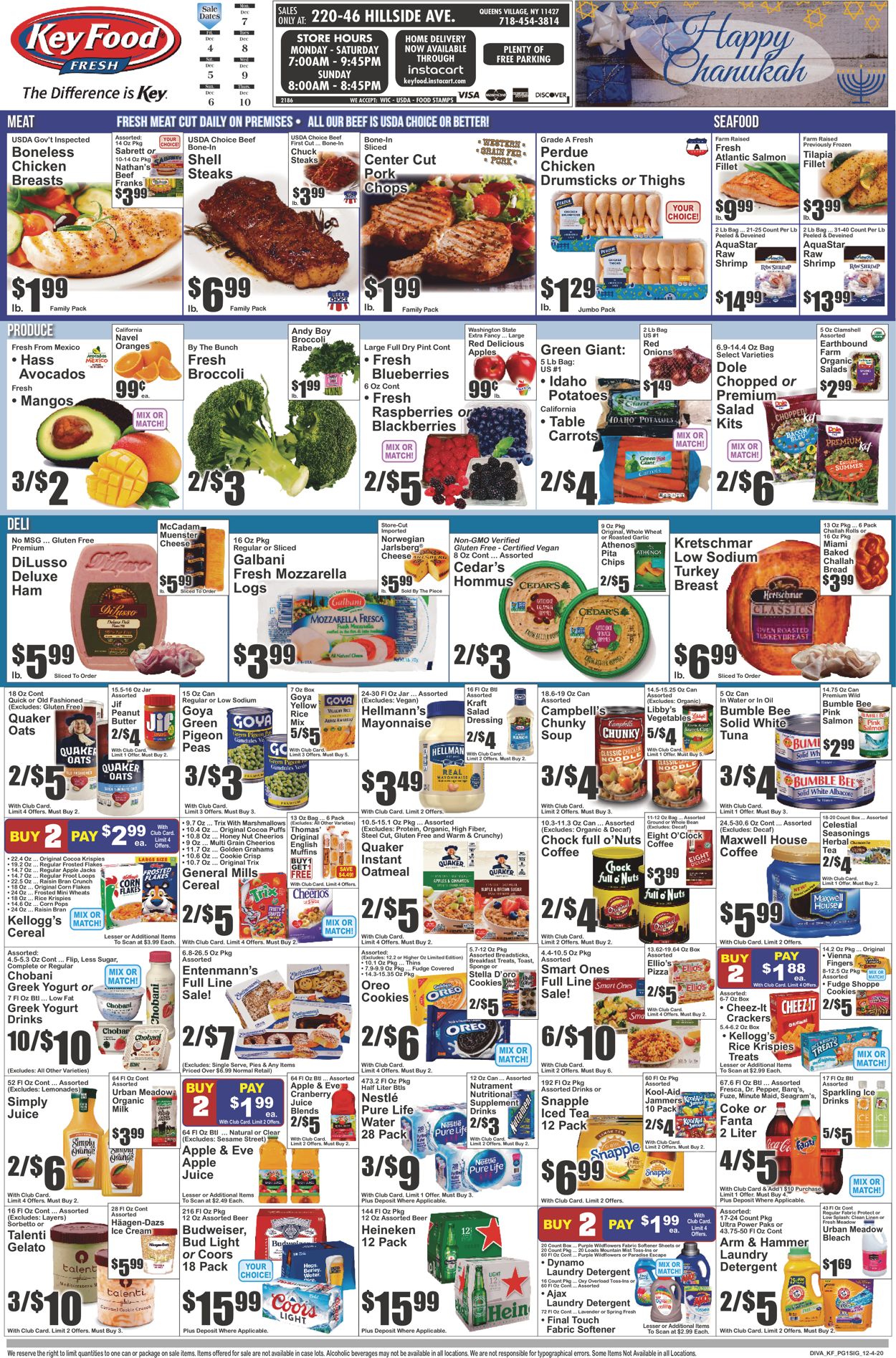 Key Food Weekly Ad Circular - valid 12/04-12/10/2020