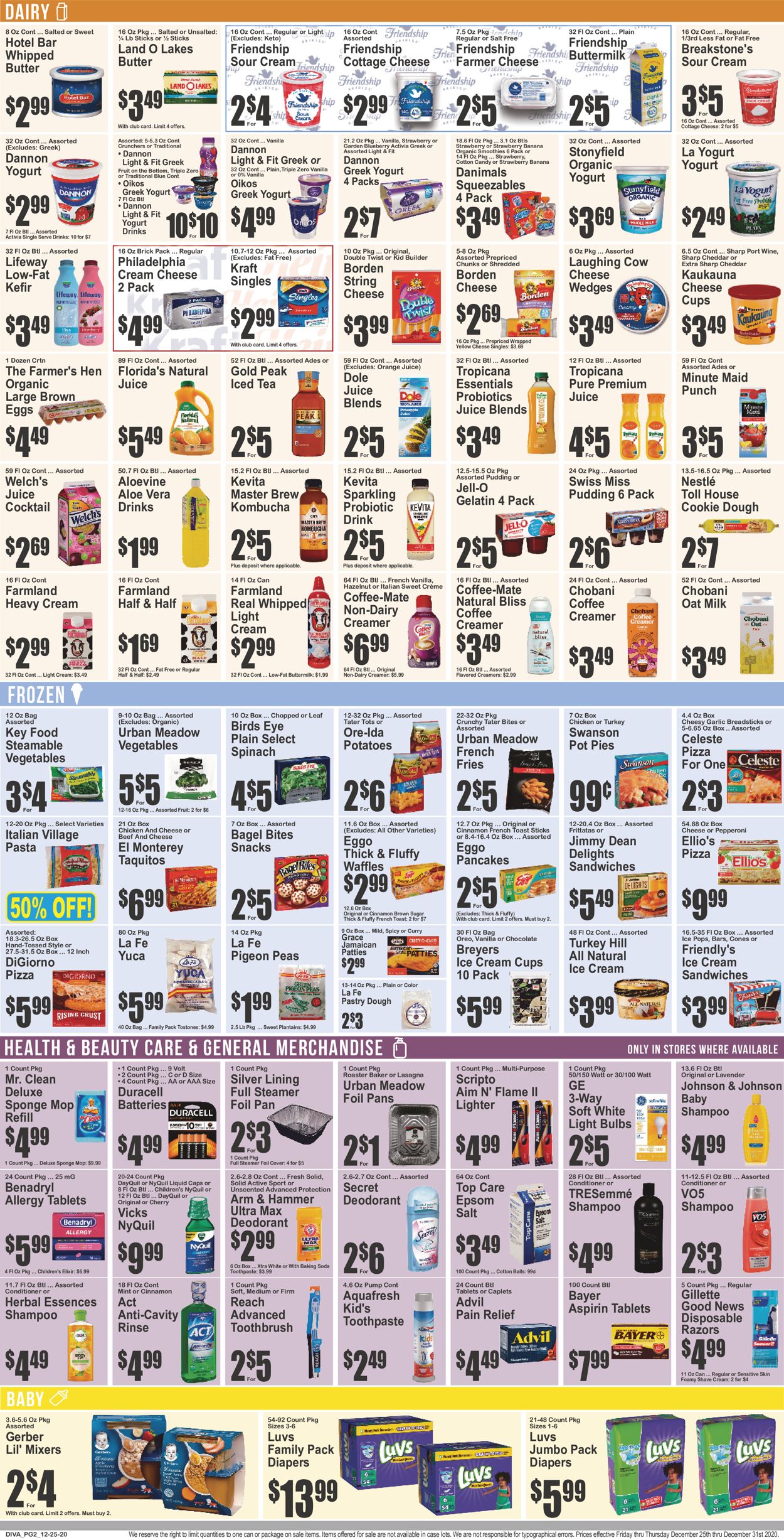Key Food Weekly Ad Circular - valid 12/25-12/31/2020 (Page 3)