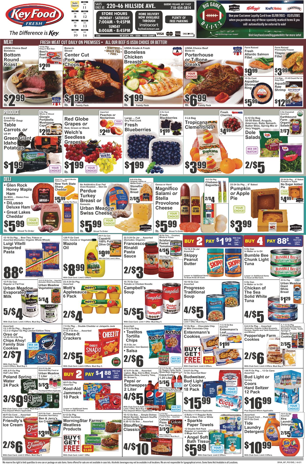 Key Food Weekly Ad Circular - valid 01/08-01/14/2021