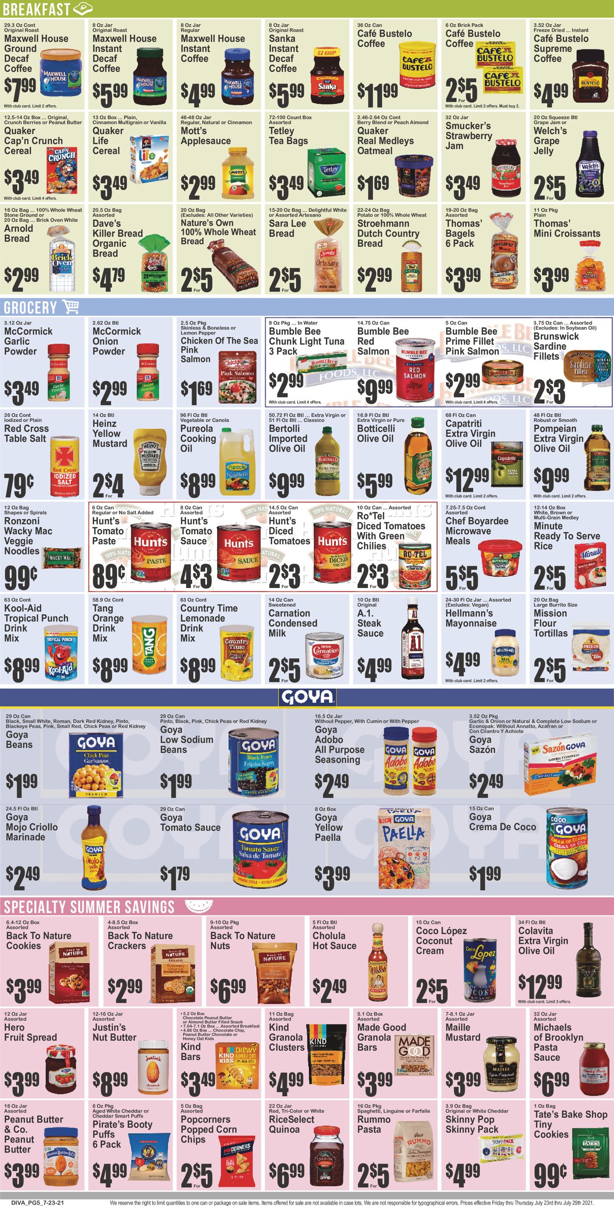 Key Food Weekly Ad Circular - valid 07/23-07/29/2021 (Page 6)