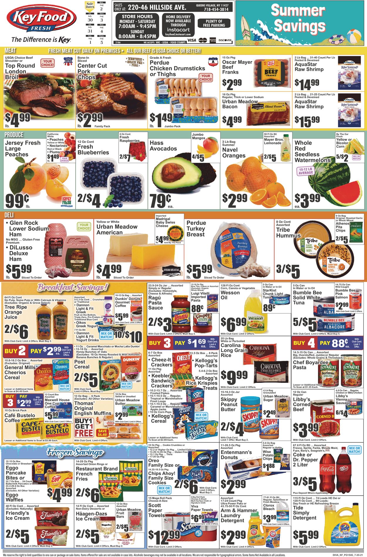 Key Food Weekly Ad Circular - valid 07/30-08/05/2021